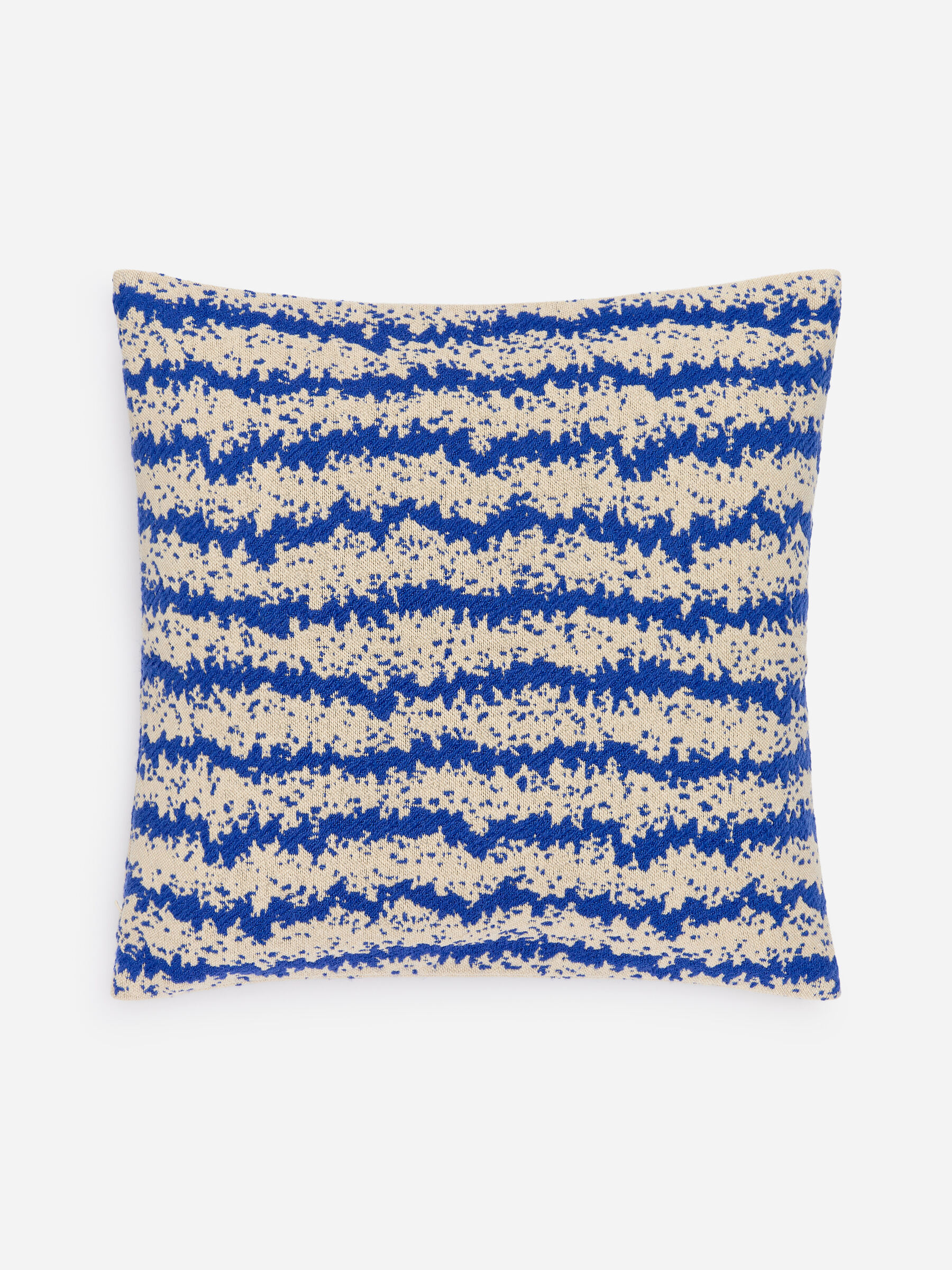 Cotton Wool Cushion Cover 50x50 cm - Blue/White - Homeware - StillMedia/DescriptiveStillLife - 3