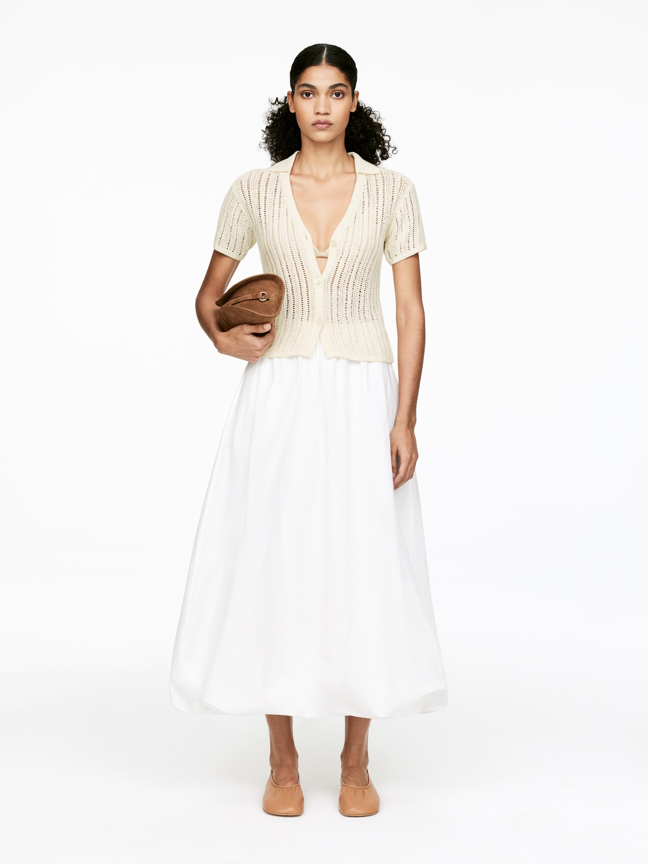 Grotere afbeelding bekijken: Opengebreide top - Beige - DAMES | H&M BE 2