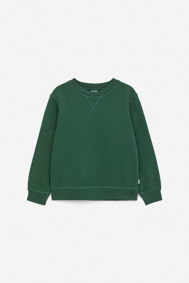 Sudadera de rizo francés - Verde oscuro/Gris jaspeado/Azul oscuro/Azul celeste/Lila/rosa - 1
