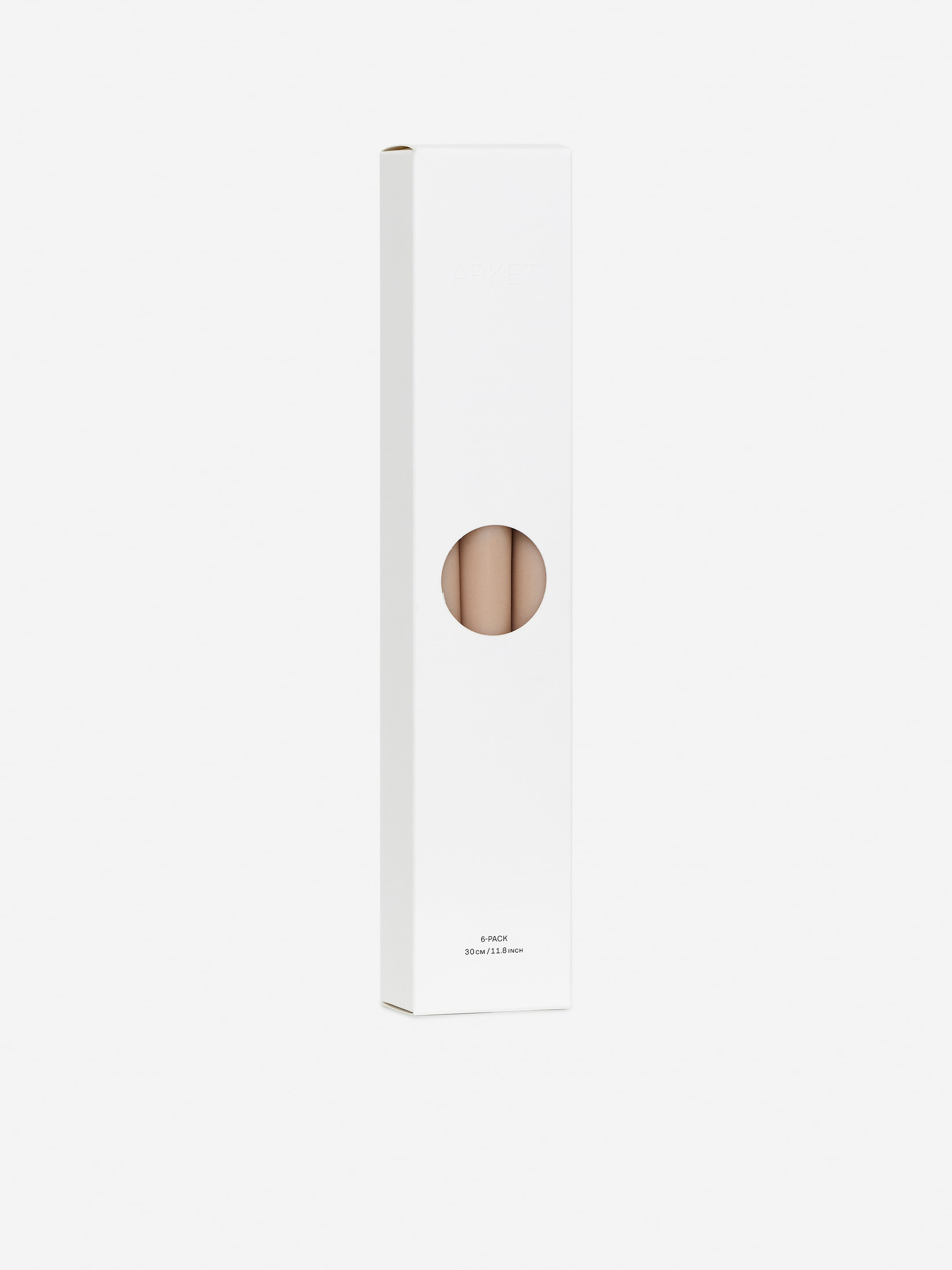Ver imagen más grande: Juego de 6 velas cónicas - Dusty Pink - HOME | H&M ES 1