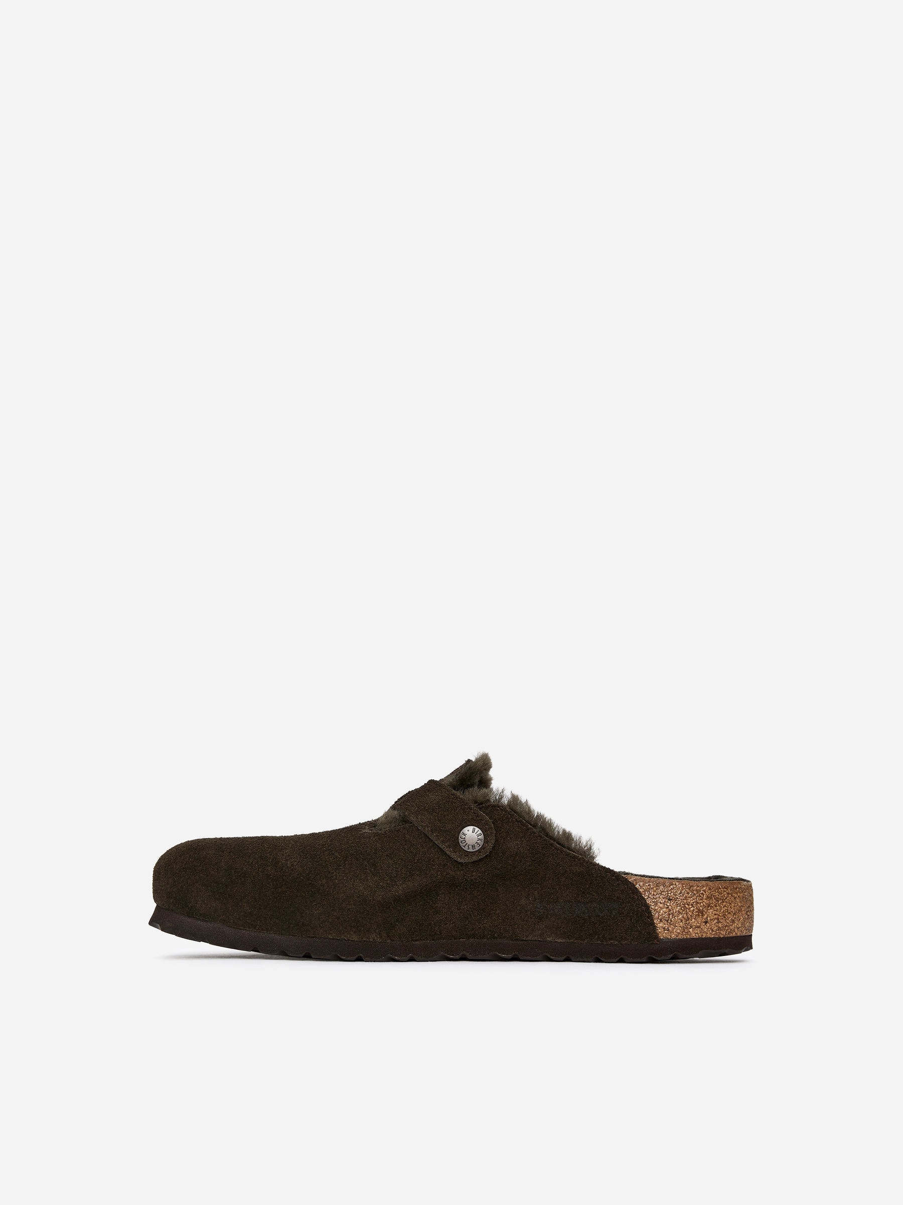 Birkenstock Boston Shearling Sandals - Grey - Men - StillMedia/DescriptiveStillLife - 4