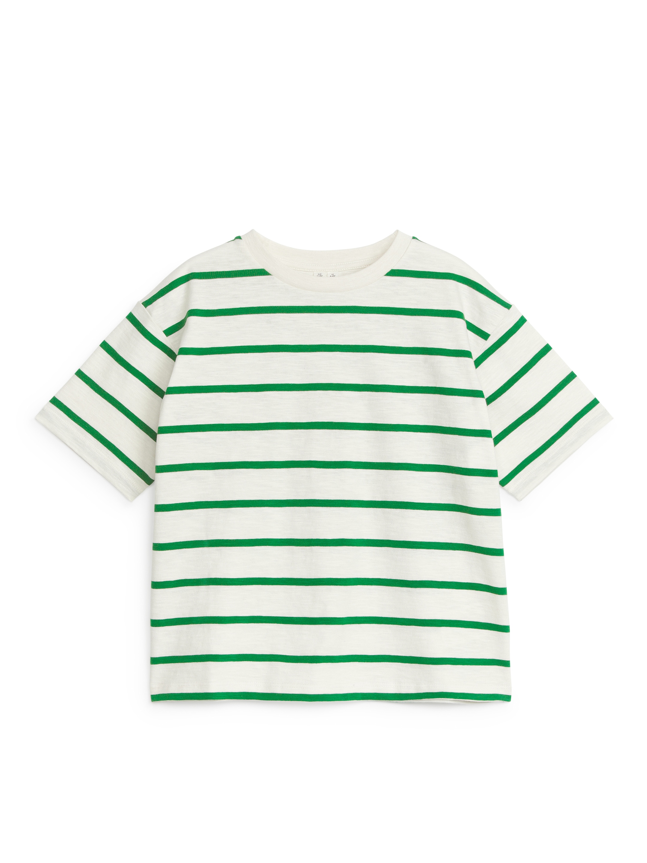 Größeres Bild anzeigen: T-Shirt aus Flammengarn - White/Green - Kids | H&M AT 1