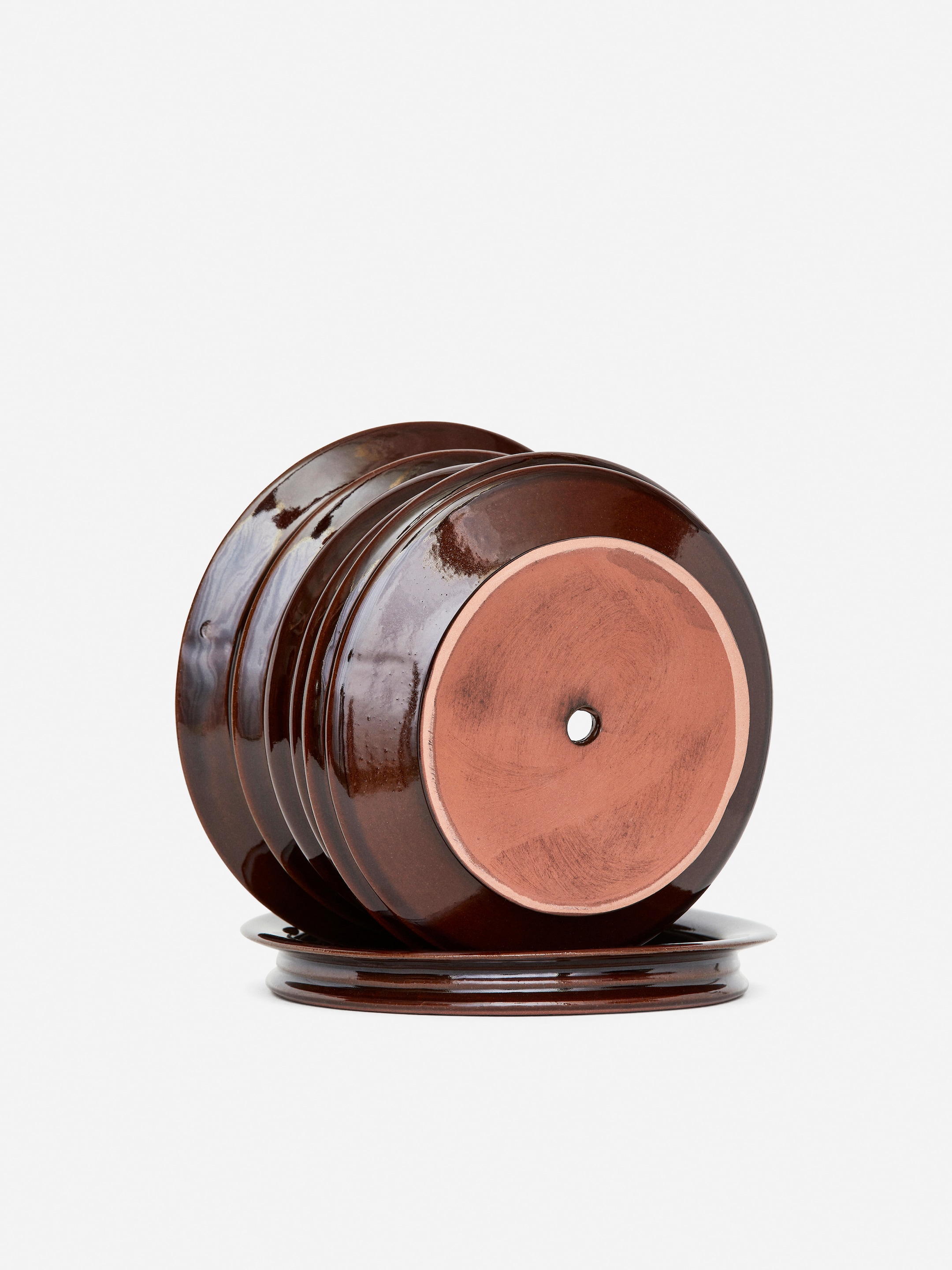 Ceramic Plant Pot 22 cm - Dark Brown - Homeware - StillMedia/DescriptiveStillLife - 5