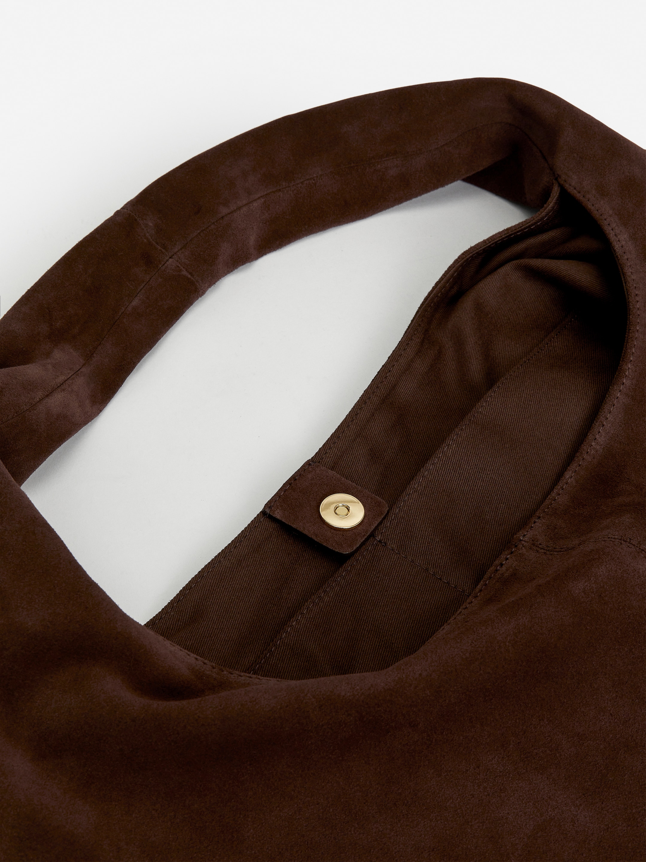 View larger image: Suede Bag - Dark Brown - Ladies | H&M GB 4