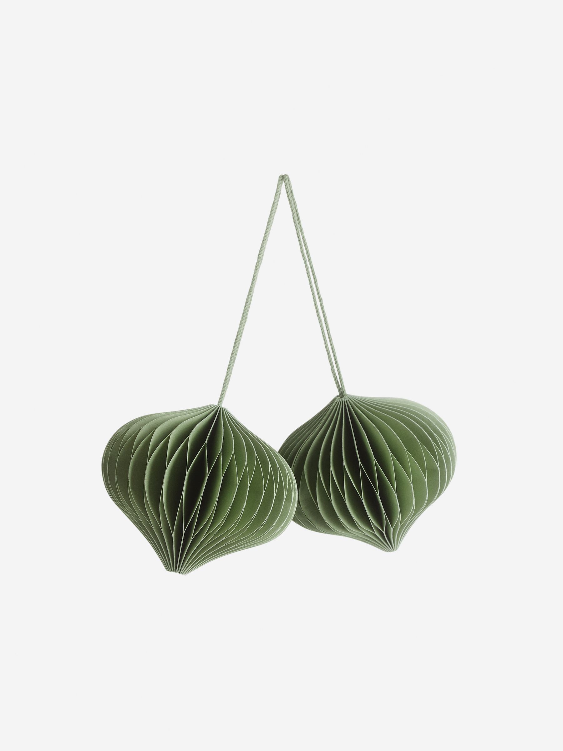 Honeycomb Ornaments Set of 2-#99B089-9829