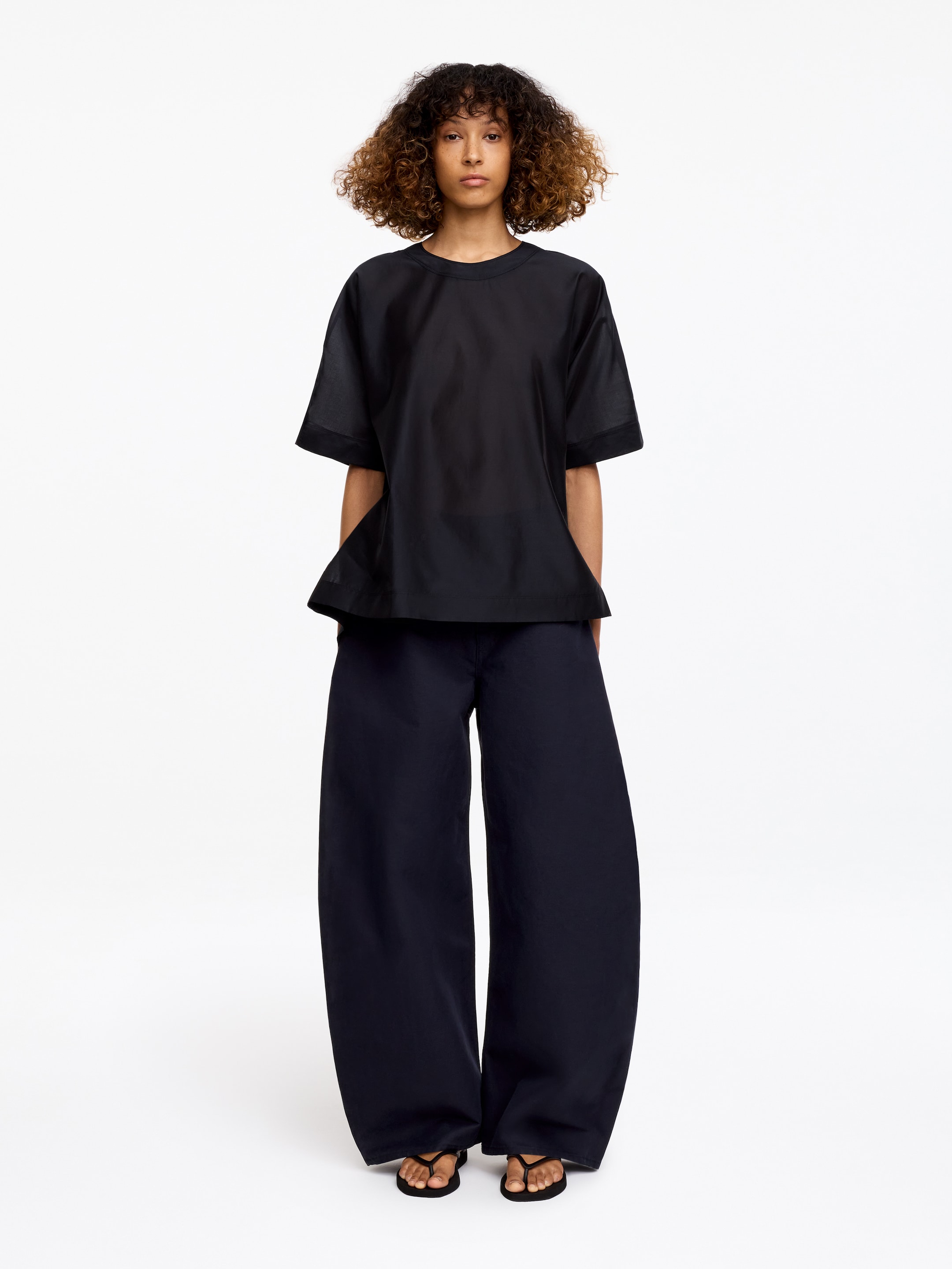 ARKET and Laila Gohar Sculptural Trousers-#221f2c-18960