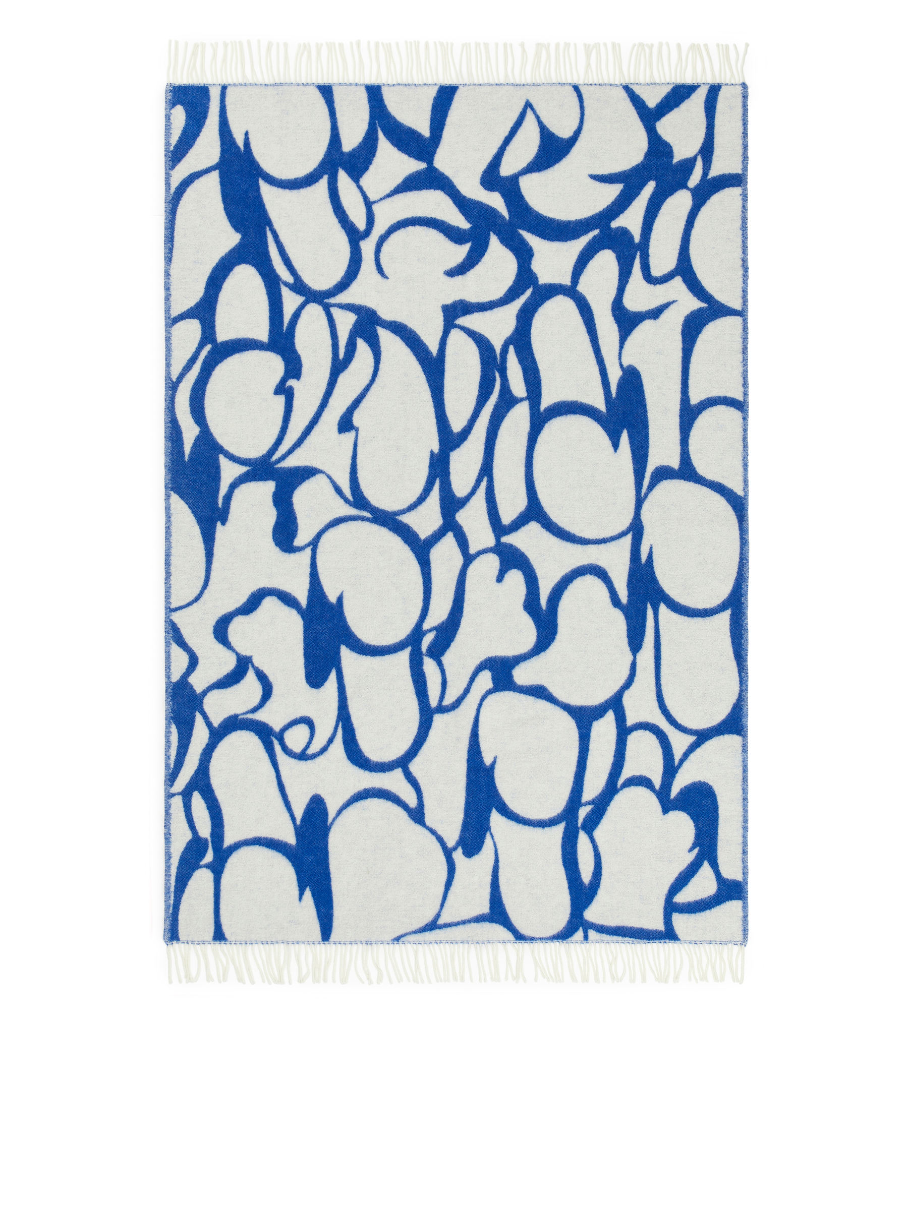 Wolldecke von Klippan - Weiß/Blau - Haushaltswaren - StillMedia/DescriptiveStillLife - 2