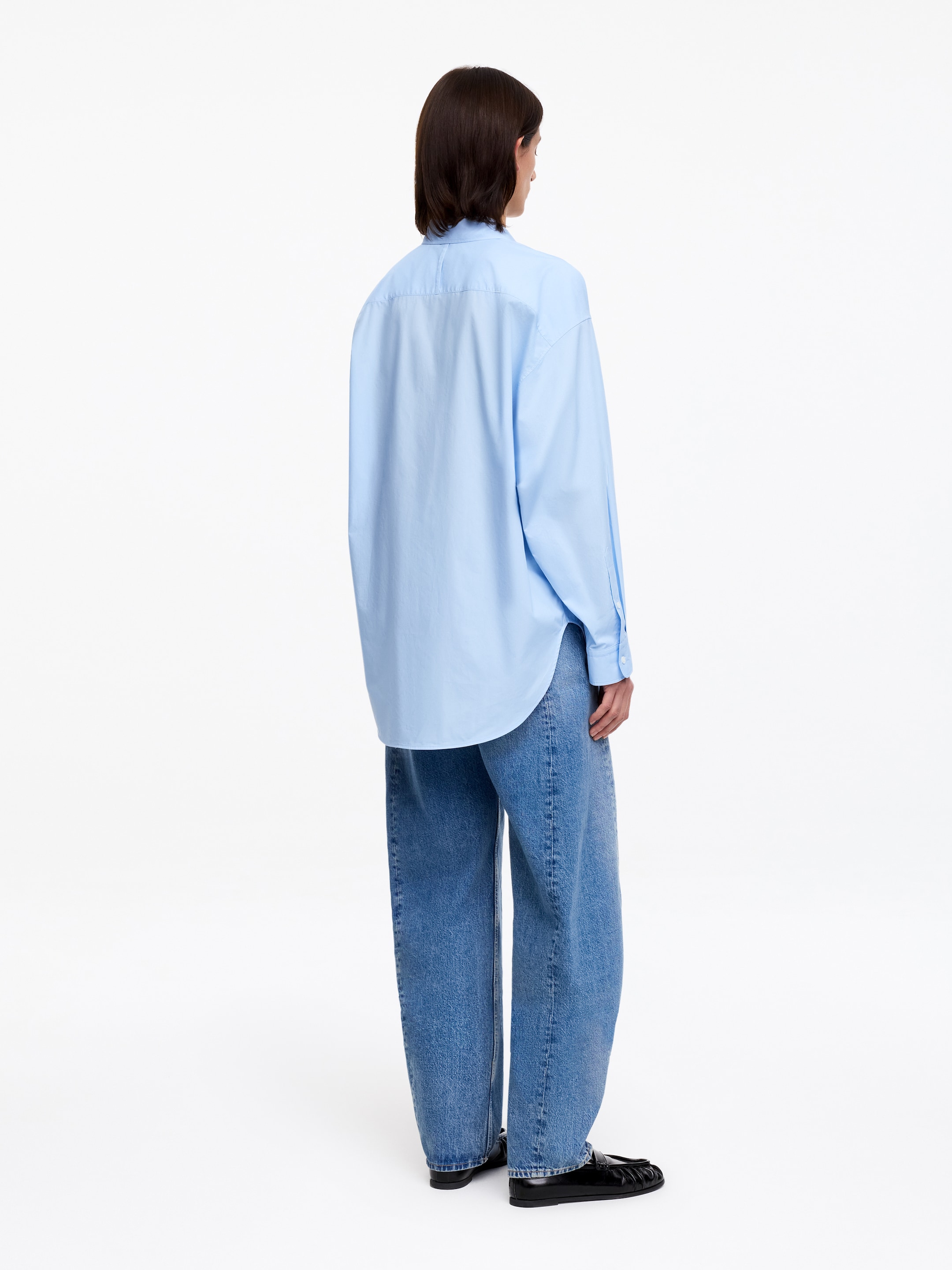 Oversized Shirt - Light Blue - Oversized - Women - StillMedia/Lookbook - 4
