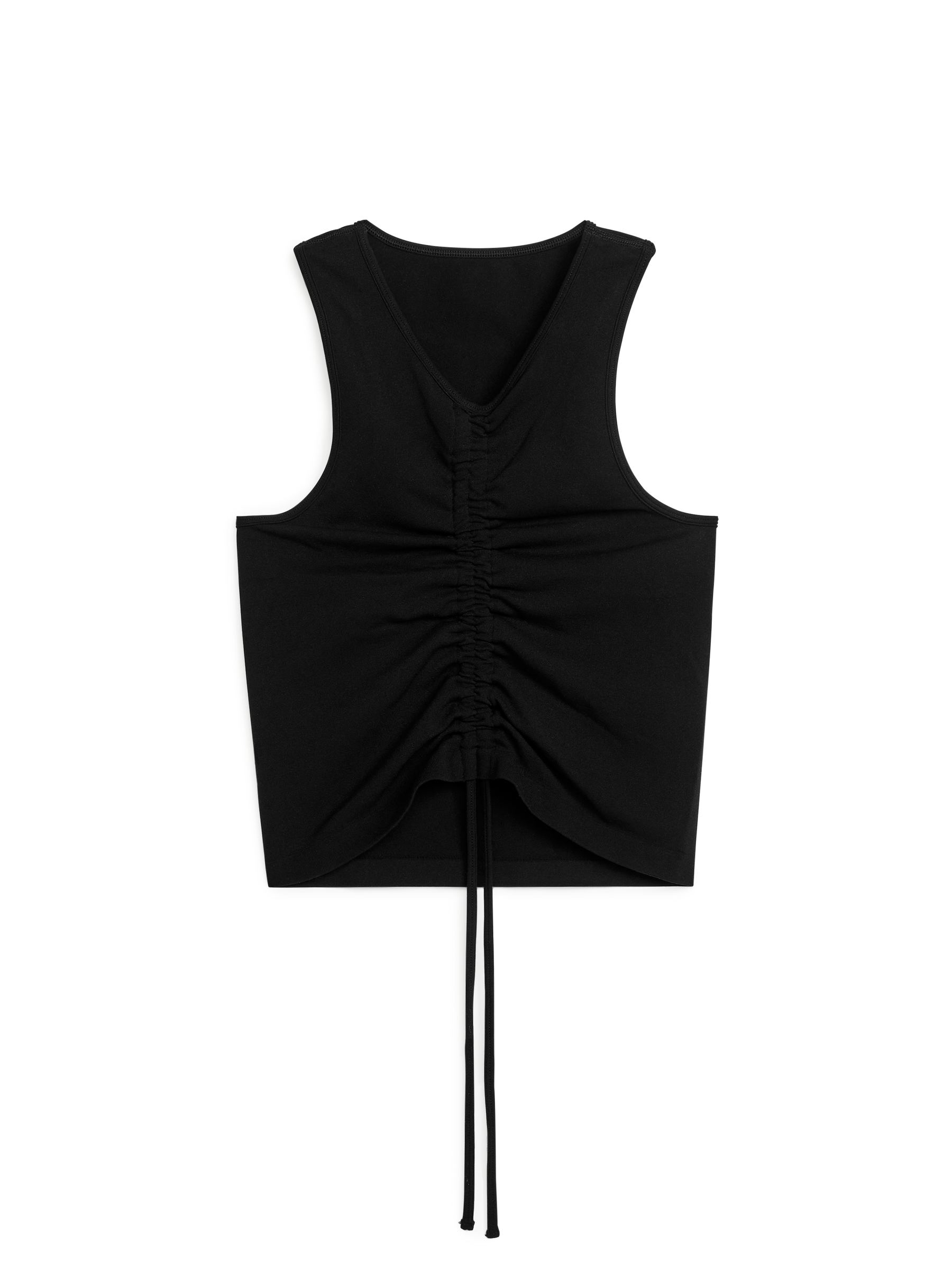 Oberteil mit Schnürung - Schwarz - Slim Fit - Damen - StillMedia/DescriptiveStillLife - 1