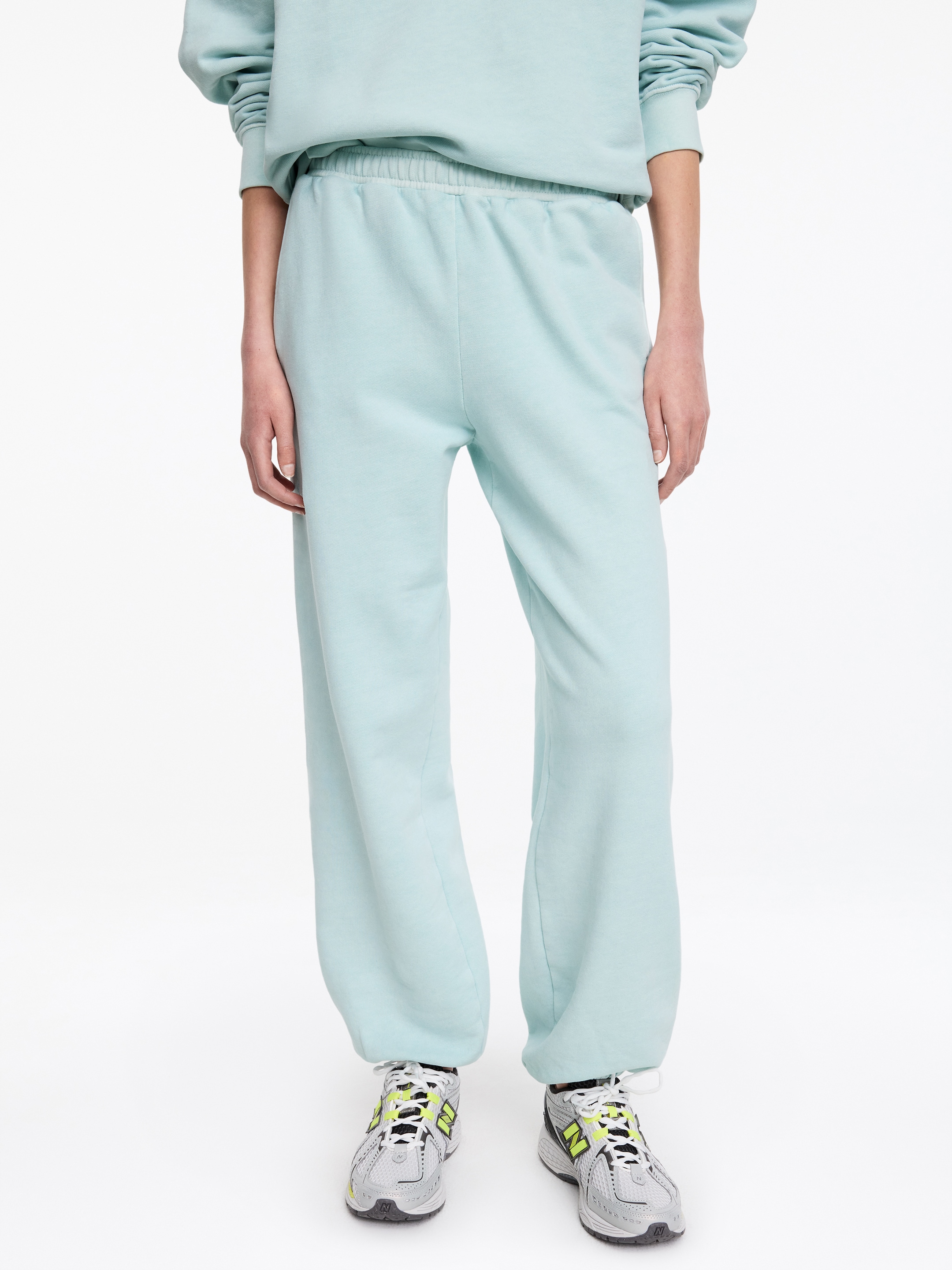 Jogginghose aus Frottee - Helltürkis - Regular Fit - Damen - StillMedia/Lookbook - 5