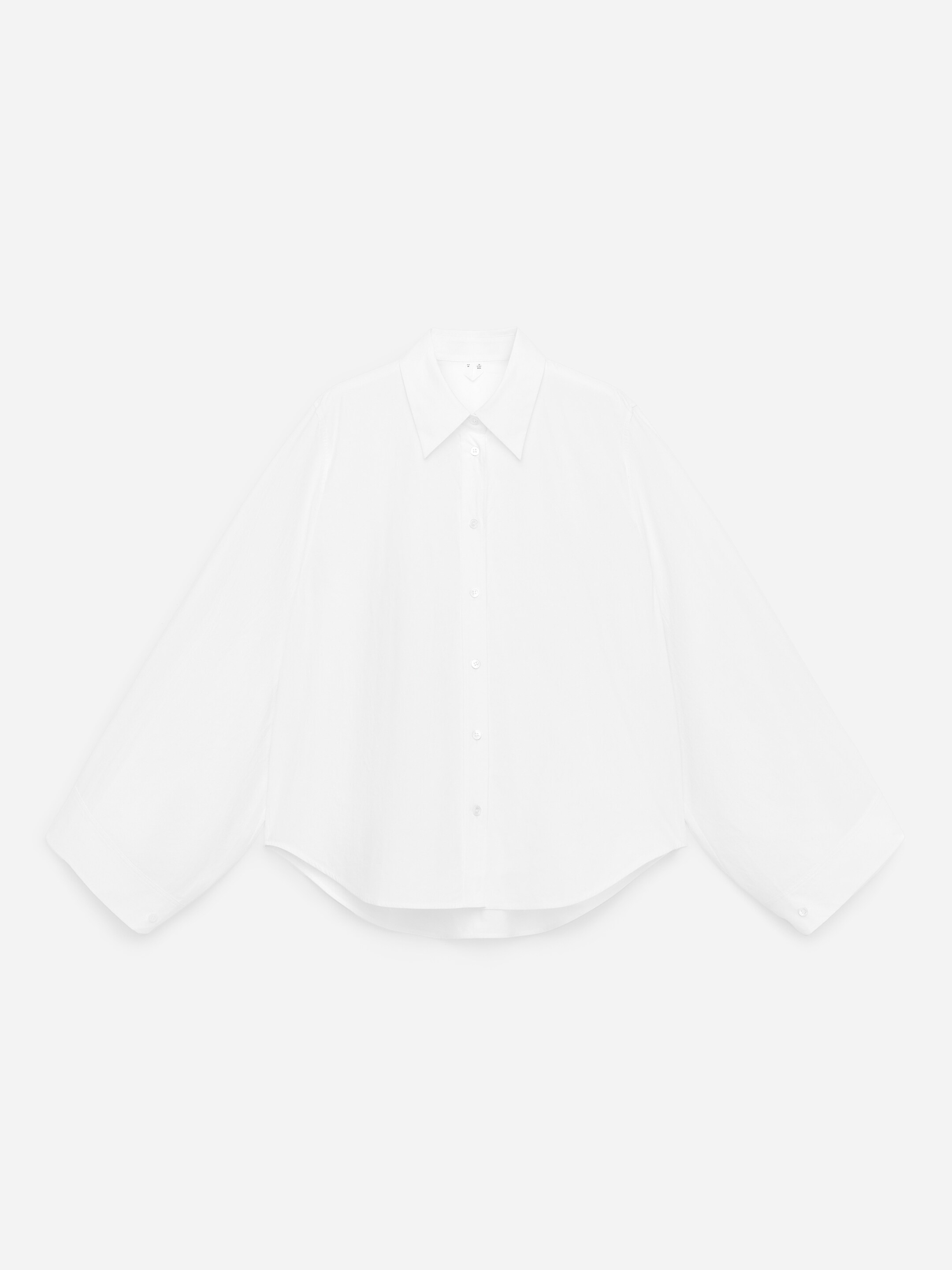 Grotere afbeelding bekijken: Overhemd met wijde mouwen - Wit - DAMES | H&M NL 1