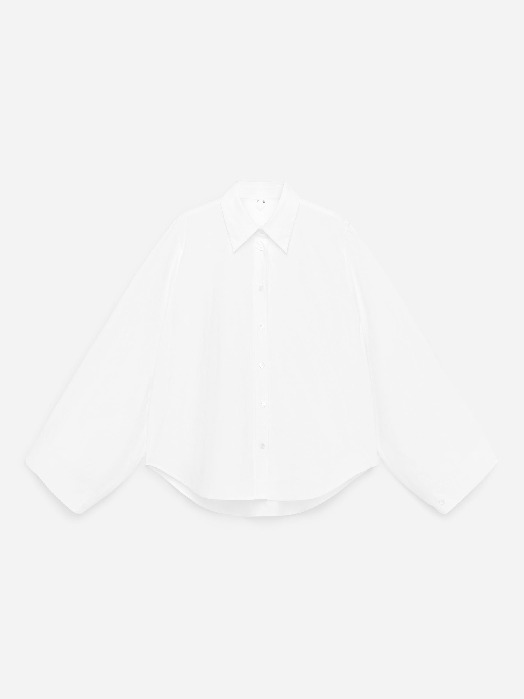 Volume-Sleeve Shirt - White - Regular fit - Women - StillMedia/DescriptiveStillLife - 1