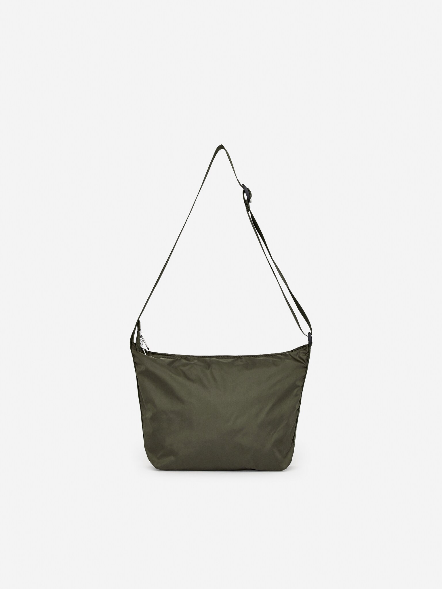 Packable Small Messenger Bag - Khaki Green