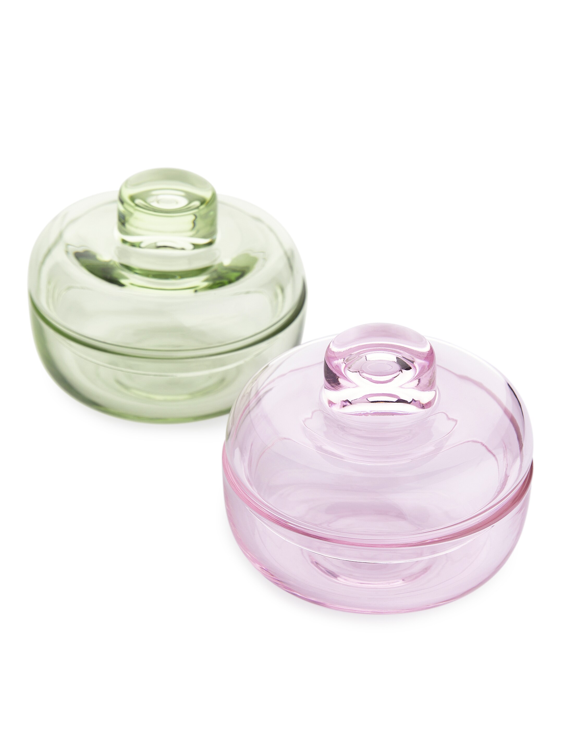 Größeres Bild anzeigen: Glasbehälter, 8 cm - Rosa - Home All | H&M AT 3