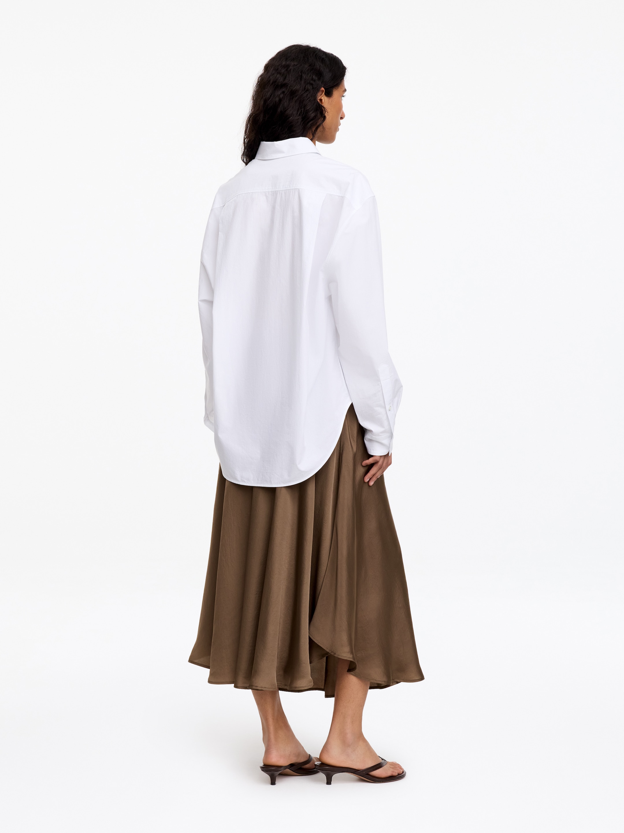 Gonna ampia con coulisse - Talpa scuro - Regular fit - women - StillMedia/Lookbook - 4