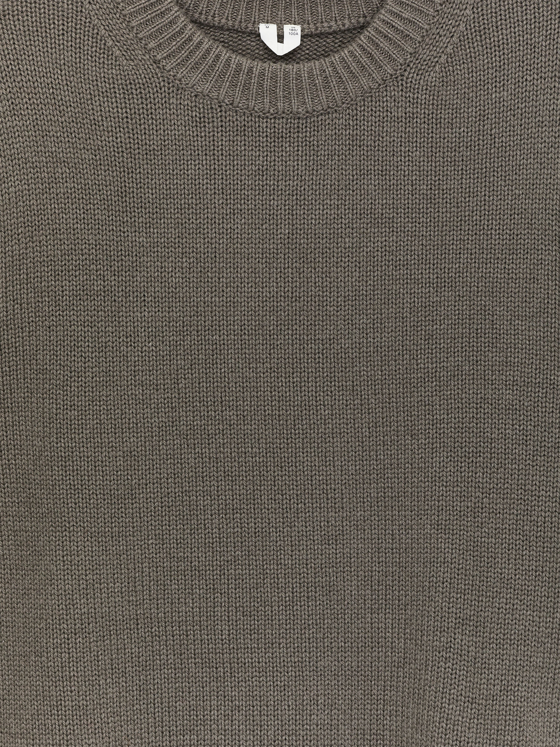 Pull en maille de laine épaisse - Taupe foncé - Relaxed fit - Homme - StillMedia/DescriptiveDetail - 1