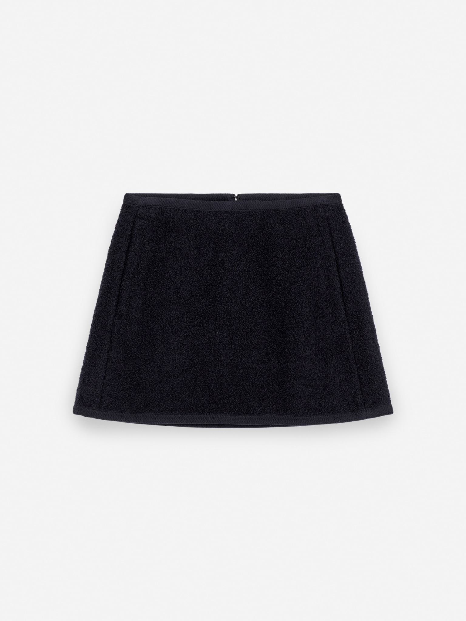 Falda de mezcla de lana de alpaca - Azul oscuro