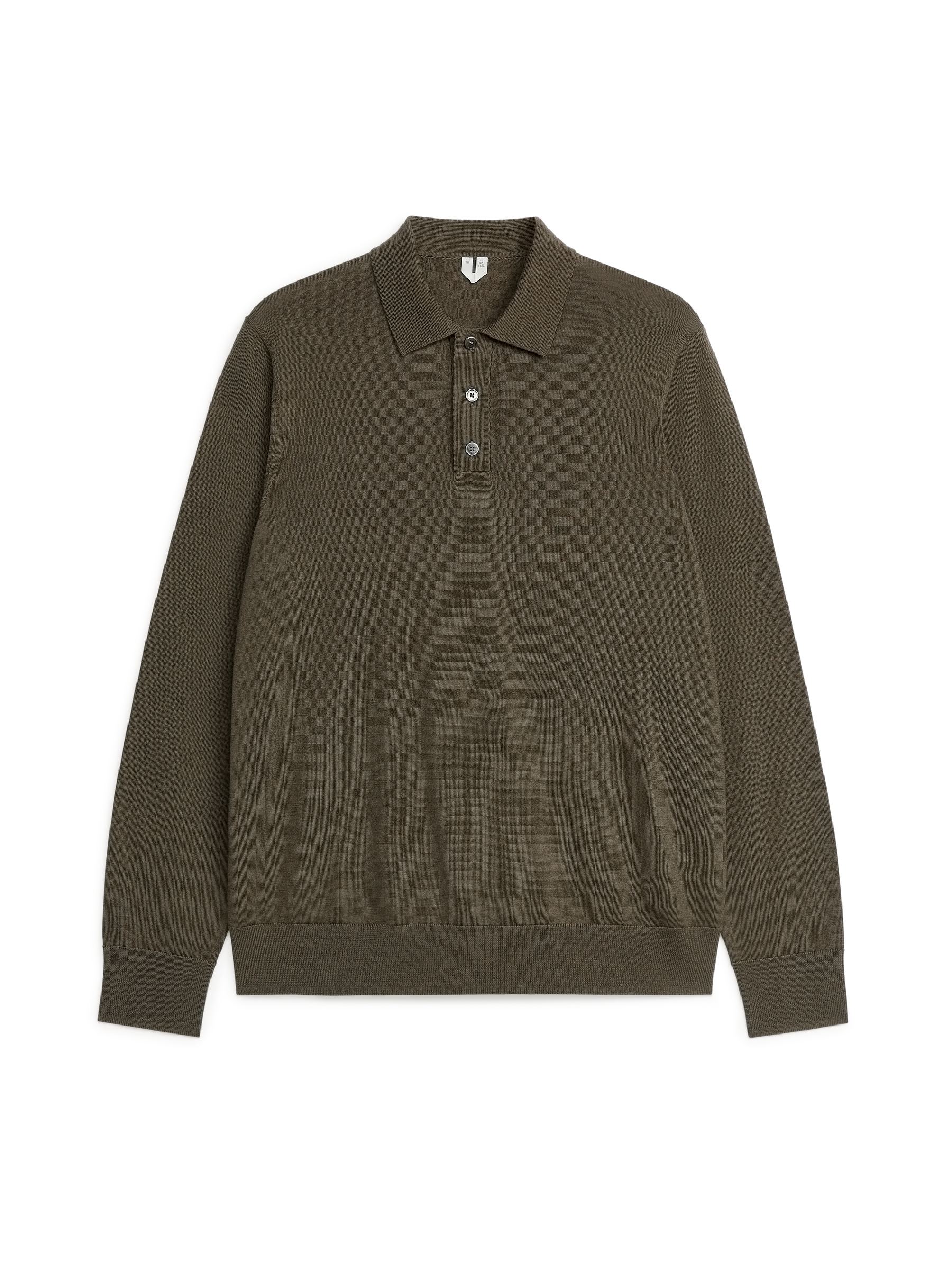 Polopullover aus Merinowolle - Dunkles Taupe - Regular Fit - Herren - StillMedia/DescriptiveStillLife - 1