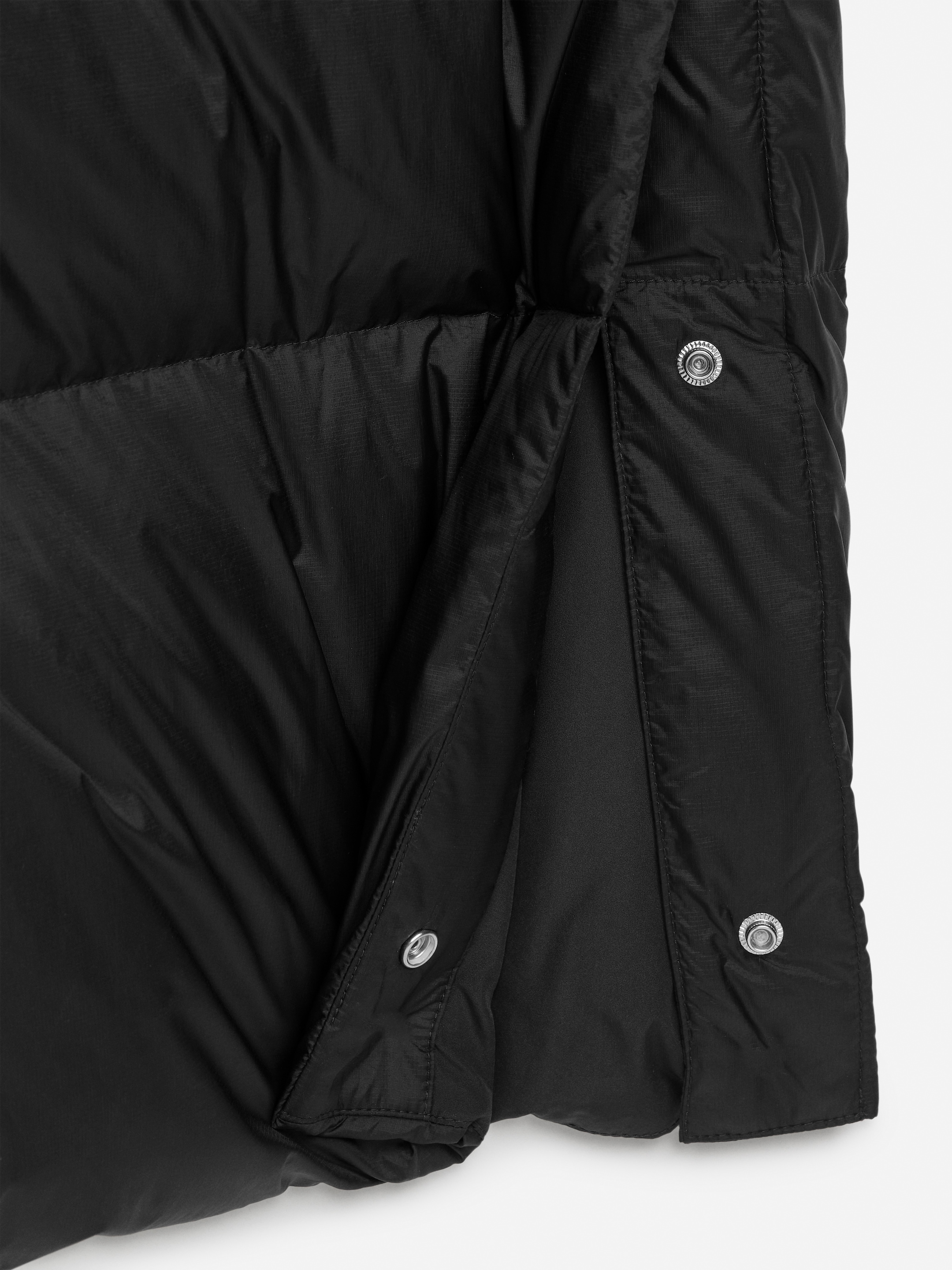 View larger image: Upcycled Down Long Coat - Black - Ladies | H&M GB 6