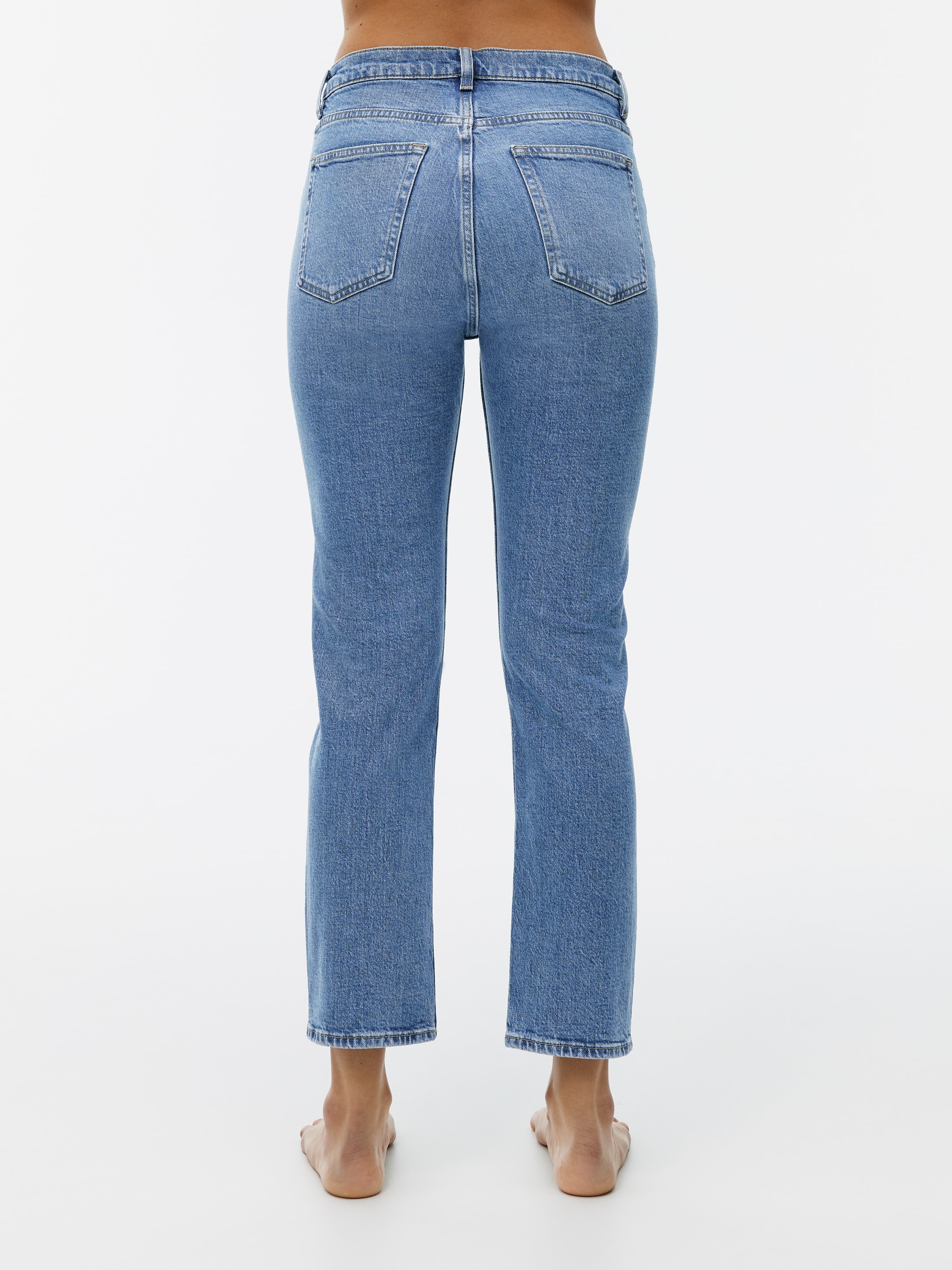 View larger image: JADE CROPPED Slim Jeans - Blue - Ladies | H&M GB 1