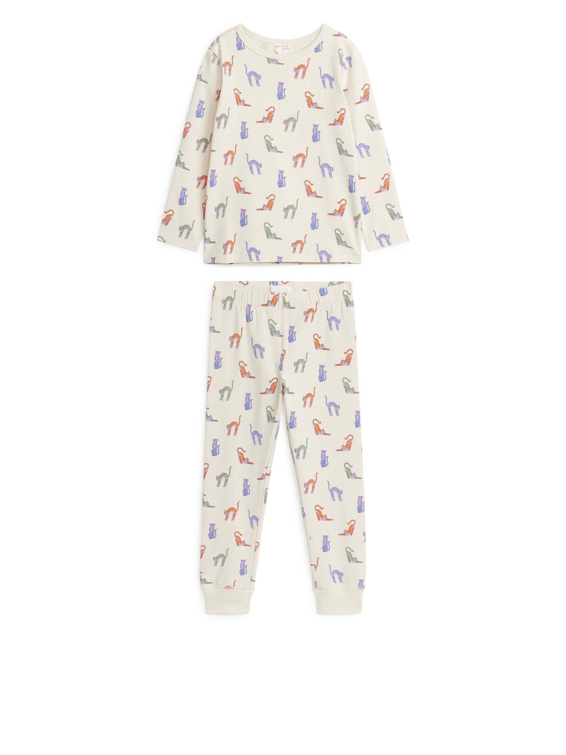 Jersey-Pyjama - Cremeweiß - Regular Fit - Kinder - StillMedia/DescriptiveStillLife - 1