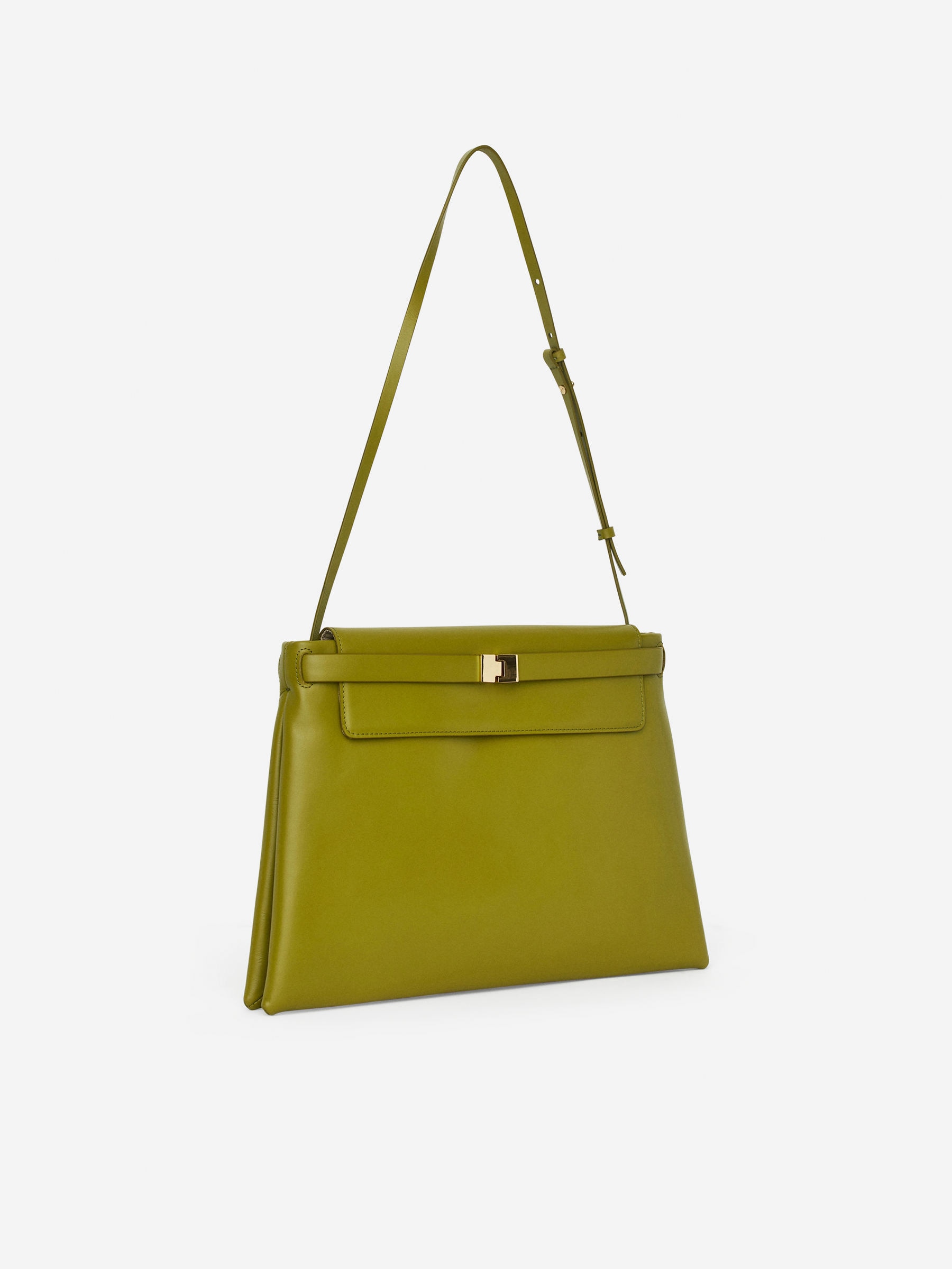 Leather Shoulder Bag - Green - Women - StillMedia/DescriptiveStillLife - 1