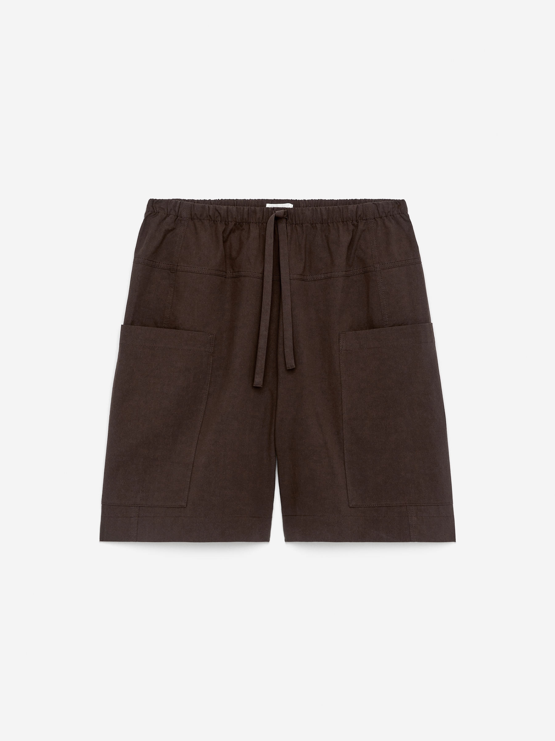 Patch-Pocket Shorts - Brown - Regular fit - Women - StillMedia/DescriptiveStillLife - 1