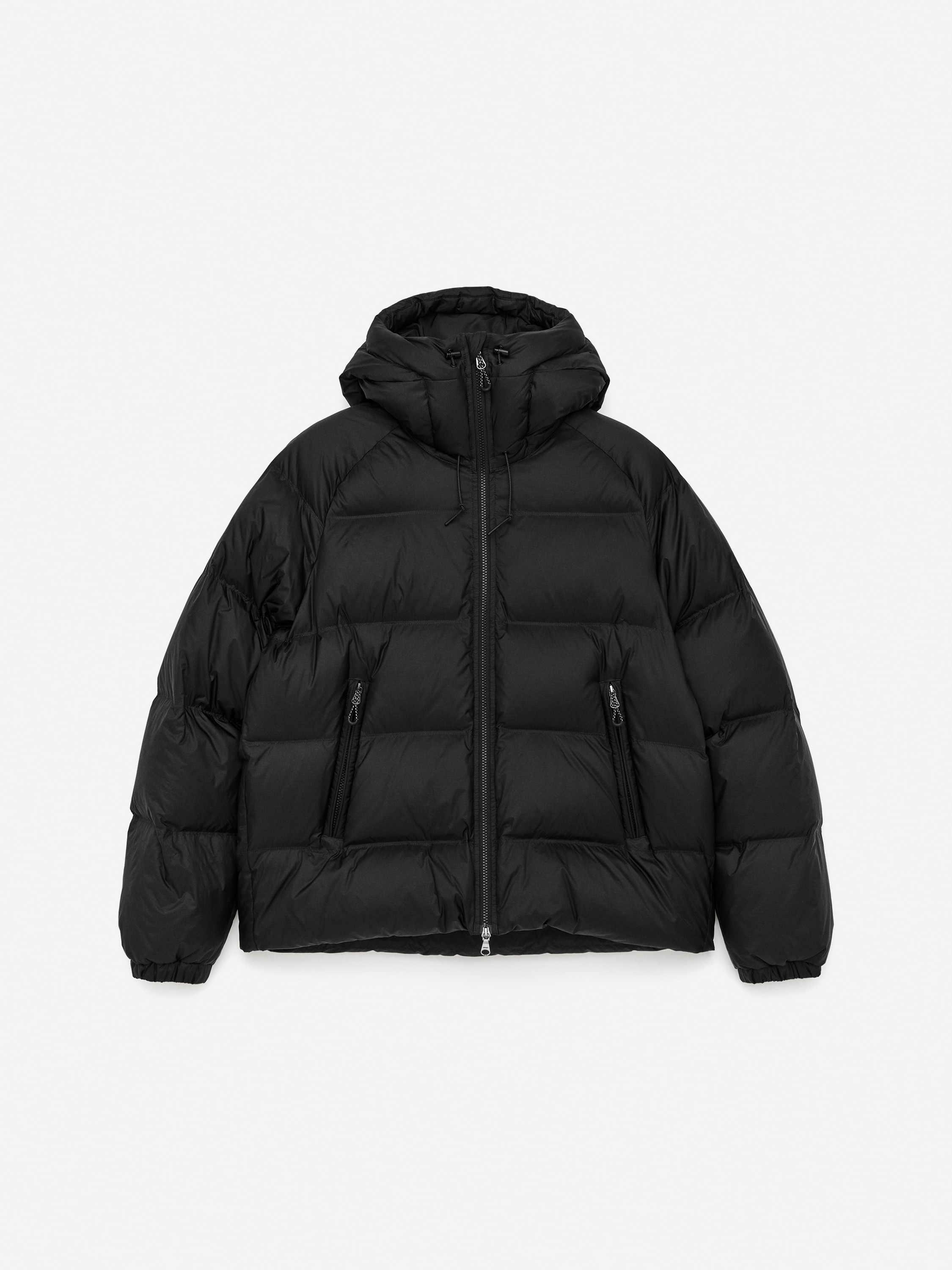 Veste de sport Upcycled Down - Noir/Marron foncé/Vert foncé/Orange