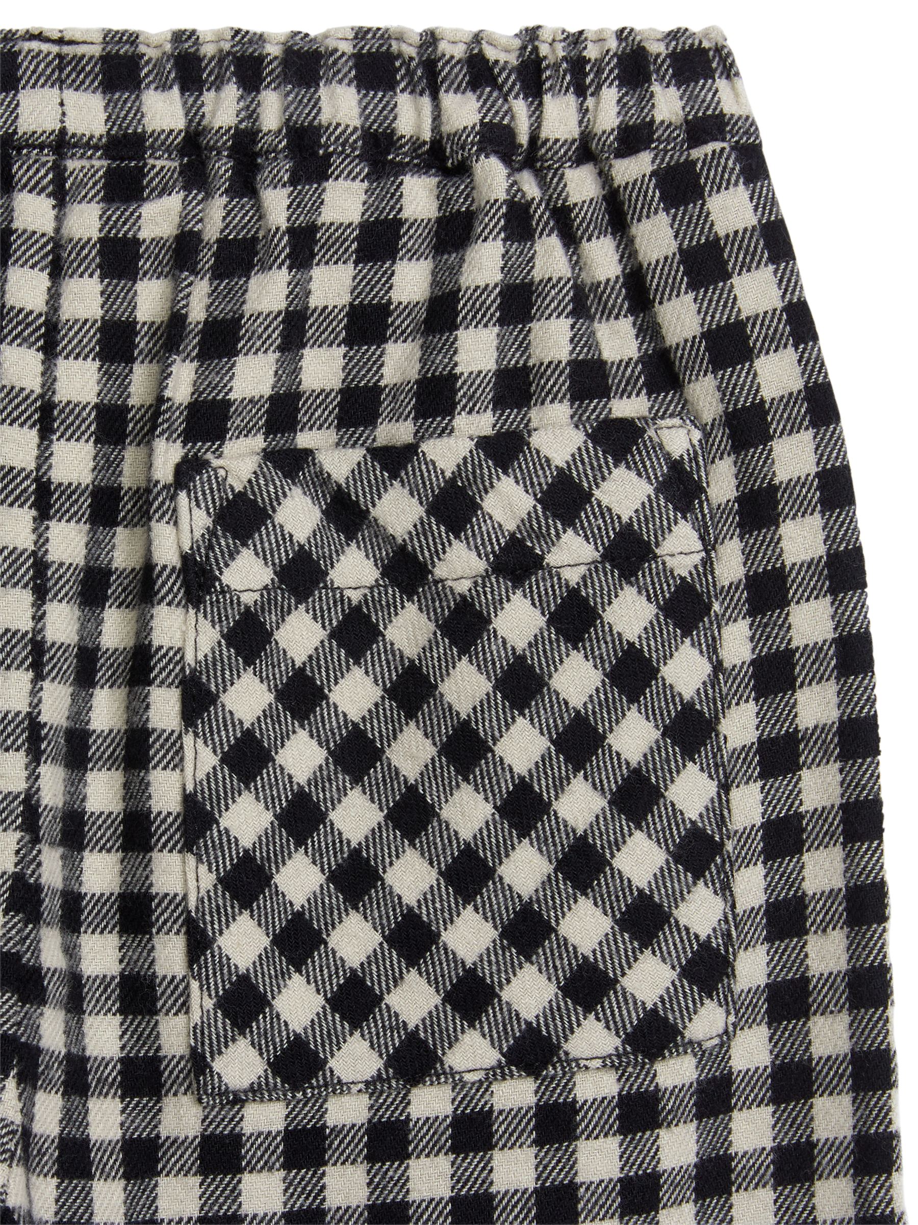 Pantaloni in flanella - Nero/Bianco - Relaxed fit - Children - StillMedia/DescriptiveDetail - 1