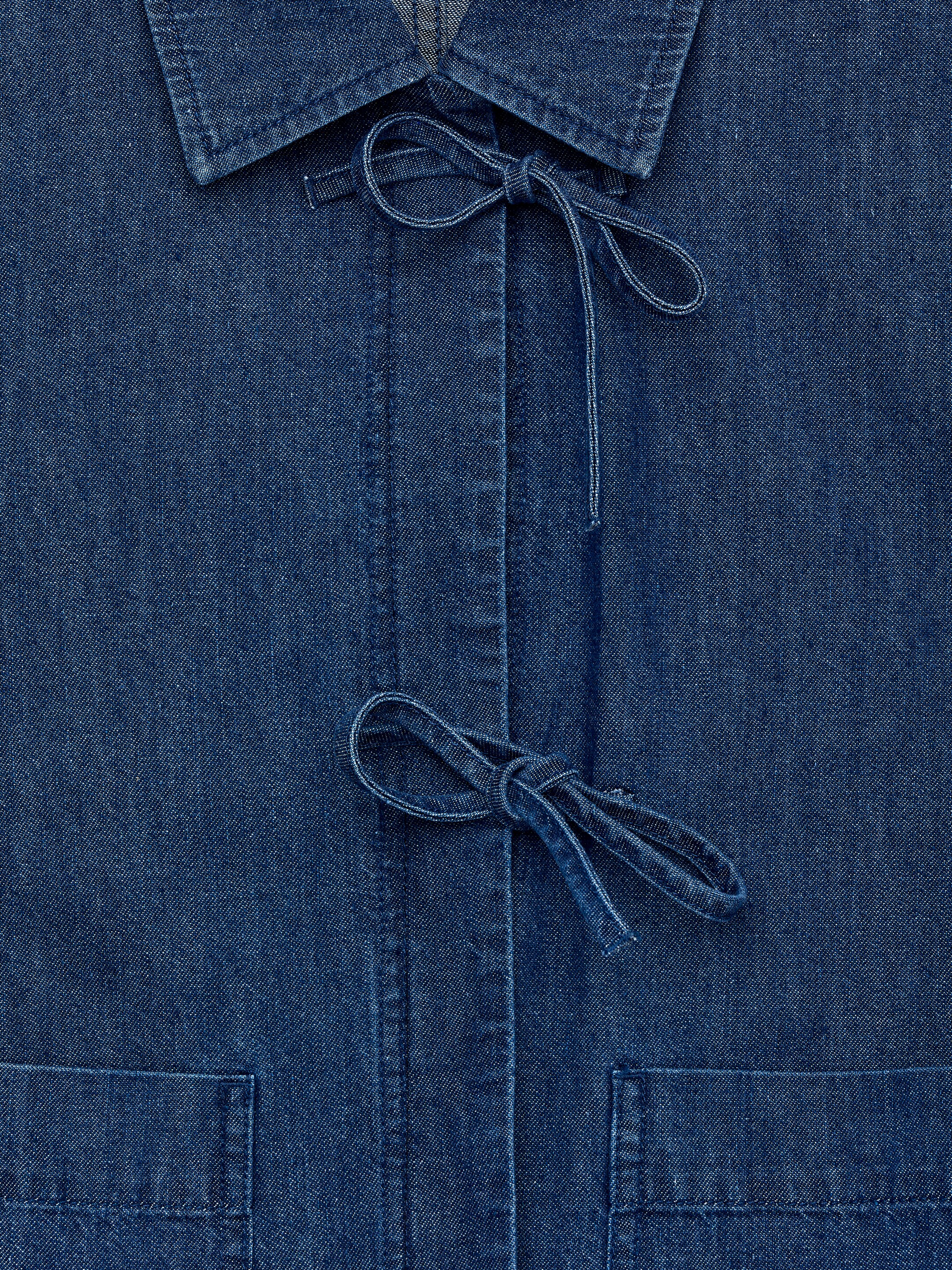 Agrandir l'image: Surchemise en jean - Bleu foncé - FEMME | H&M CH 6