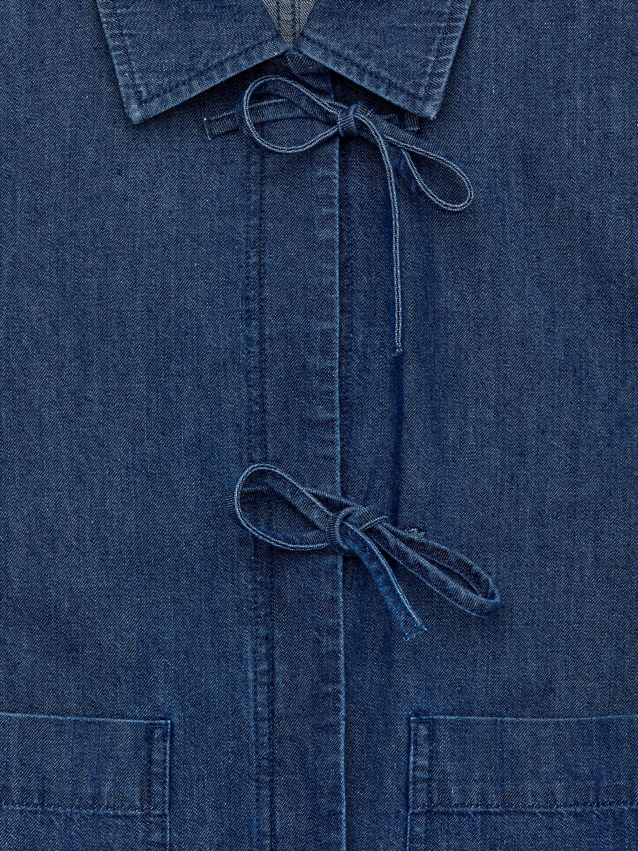 Denim Overshirt - Dark Blue - Regular fit - Women - StillMedia/DescriptiveDetail - 2