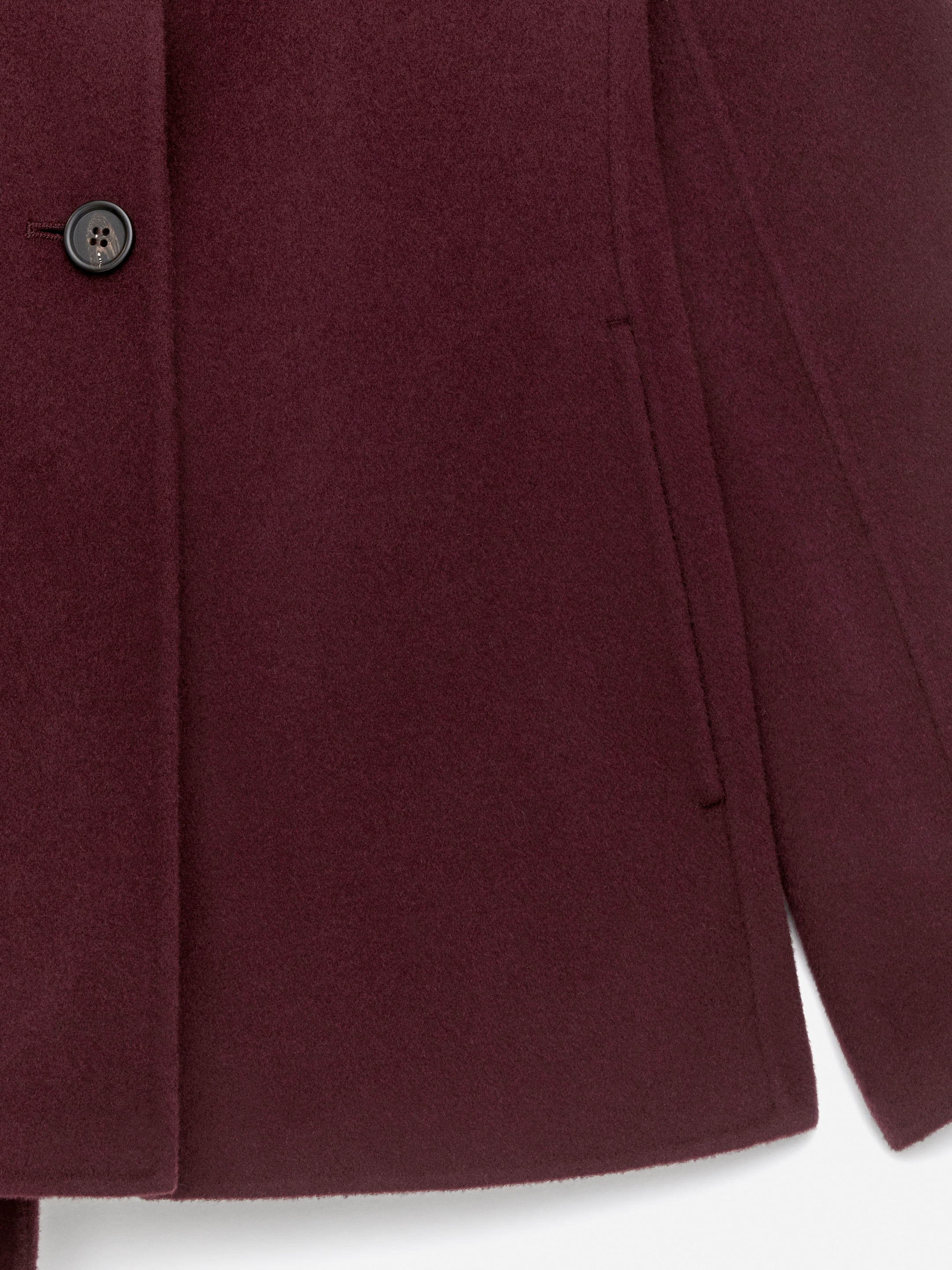 Se større billede: Blazer i dobbeltsidet uldblend - Bordeaux - DAME | H&M DK 7