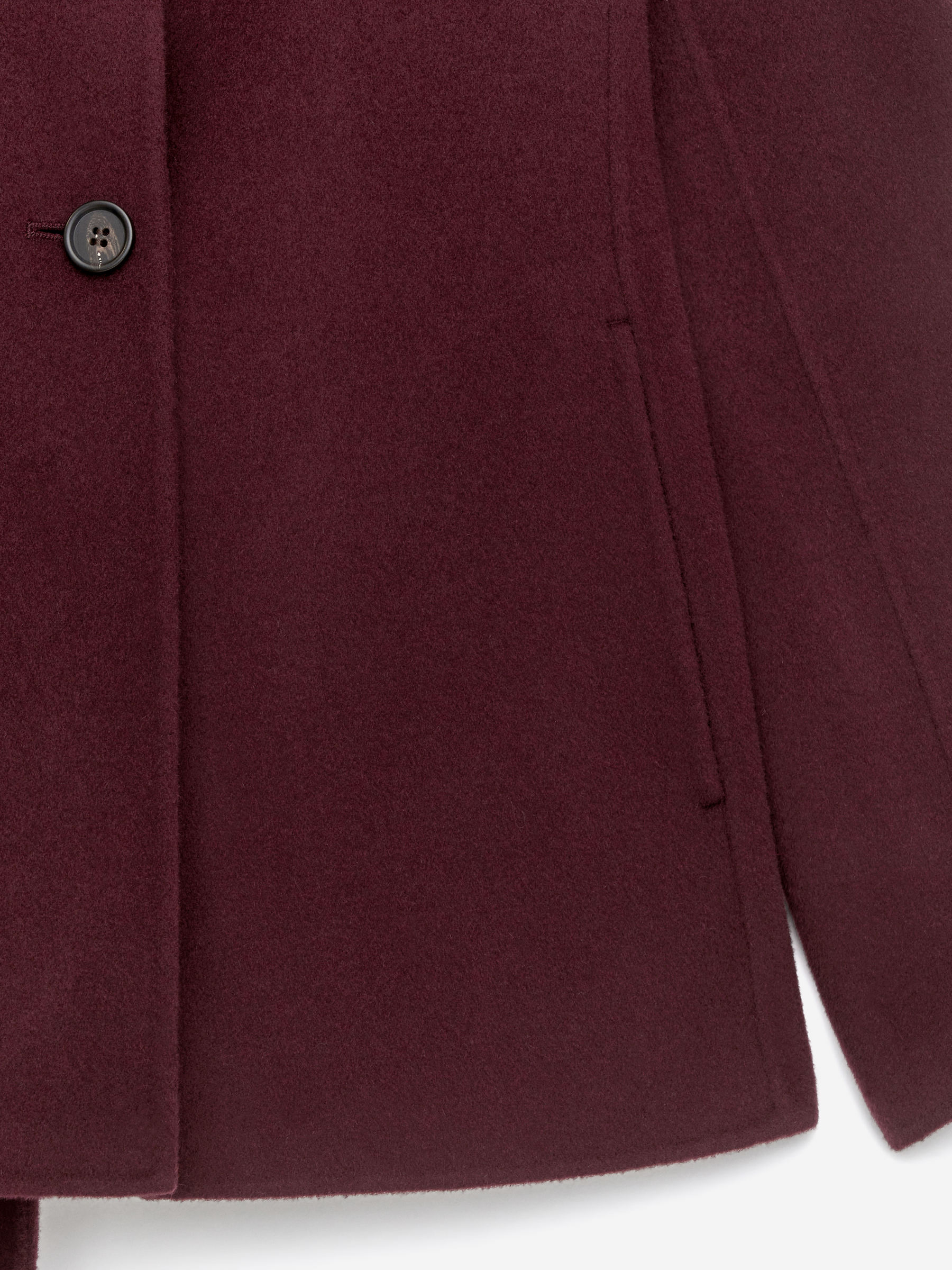 Blazer en laine doublée mélangée - Bordeaux - Slim fit - Femme - StillMedia/DescriptiveDetail - 2