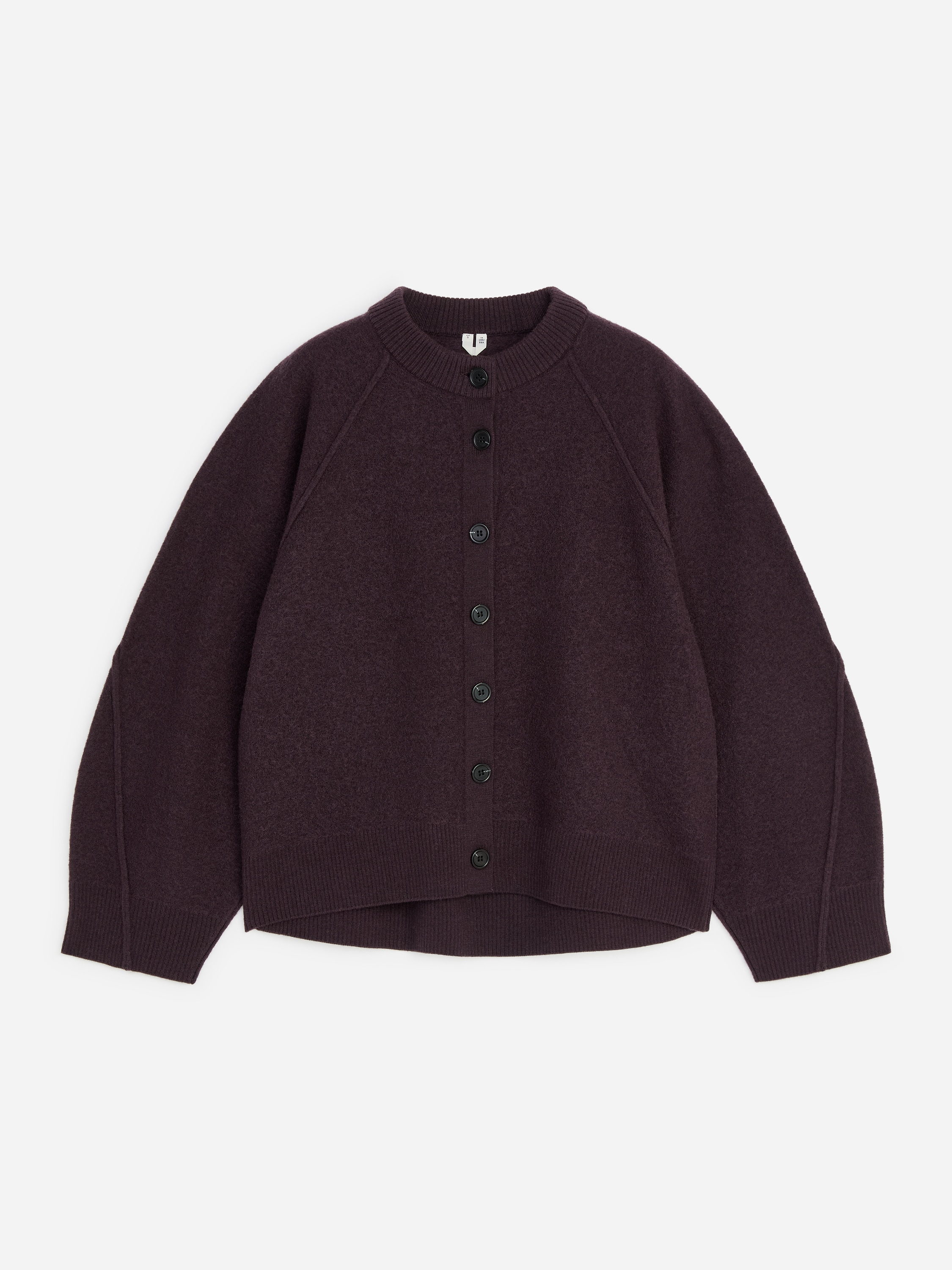 Boiled Wool Cardigan