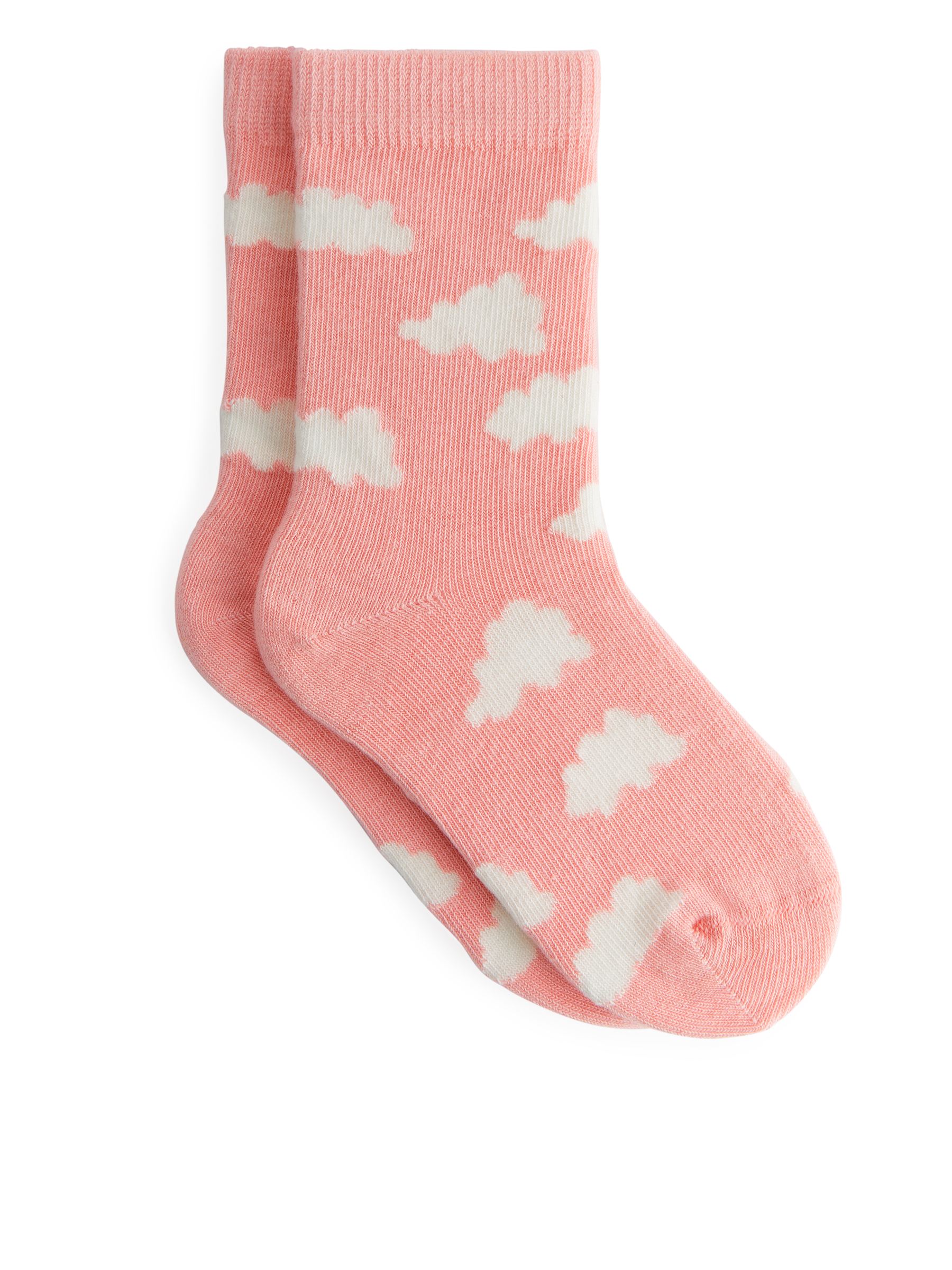 Jacquard-Socken, 2er-Pack - Rosa/Weiß - Kinder - StillMedia/DescriptiveStillLife - 1