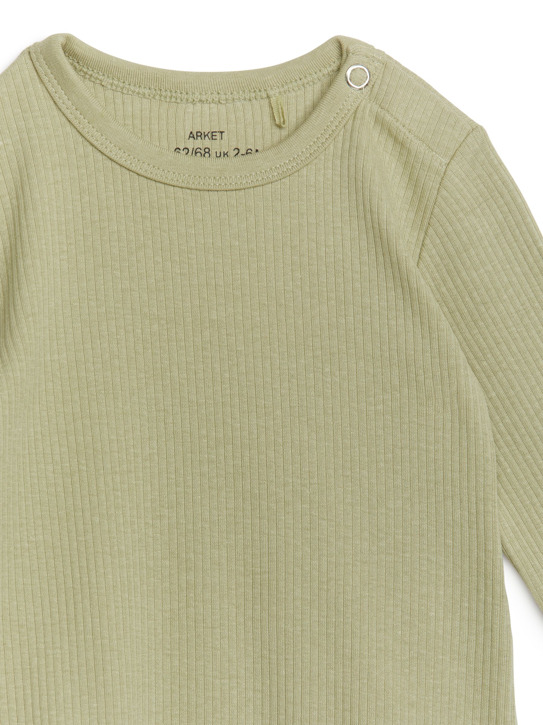 Body in cotone e lyocell - Kaki - Children - StillMedia/DescriptiveDetail - 1