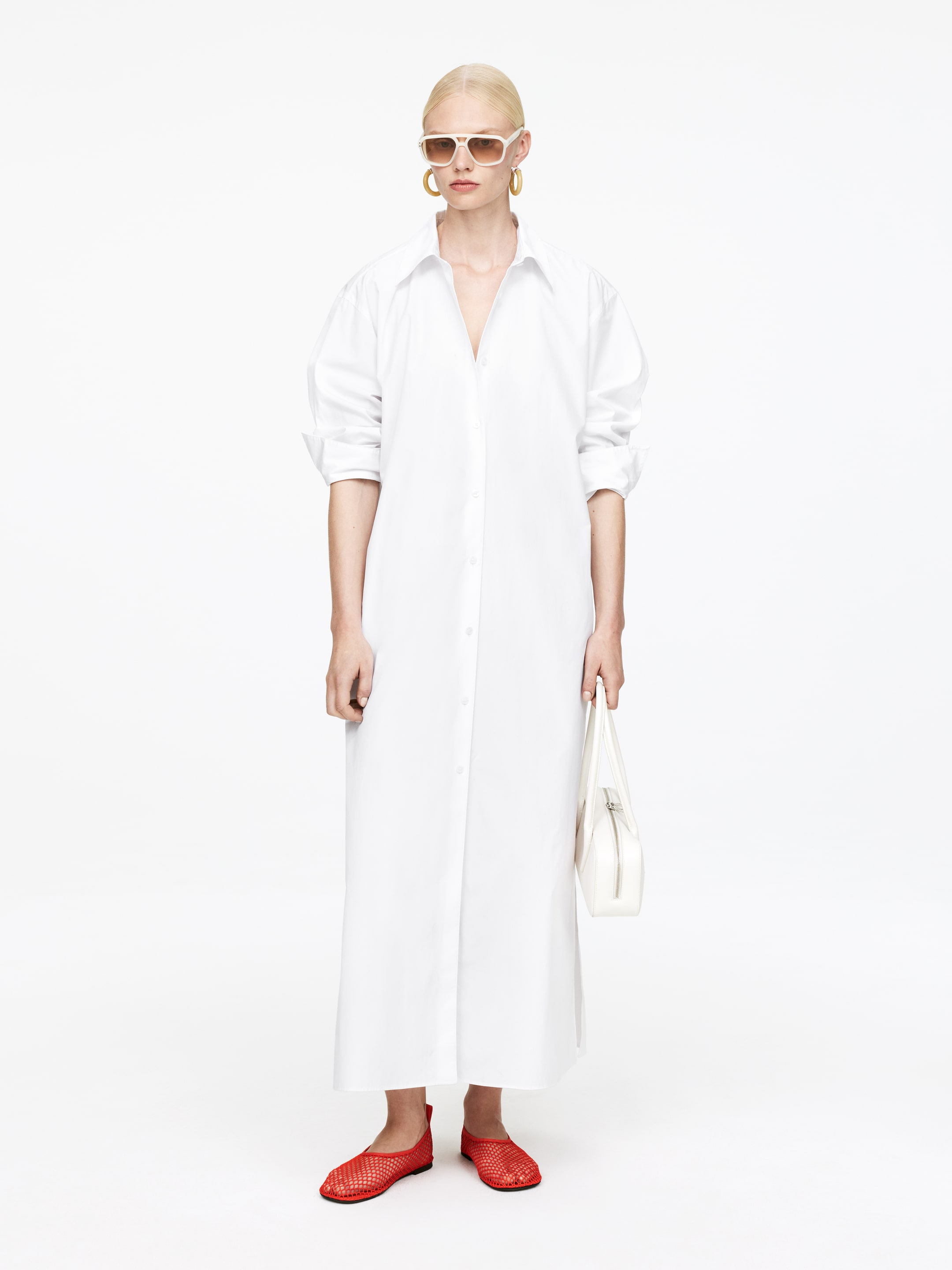 Visualizza immagine più grande: Ballerine con motivo a rete - Rosso - DONNA | H&M IT 2