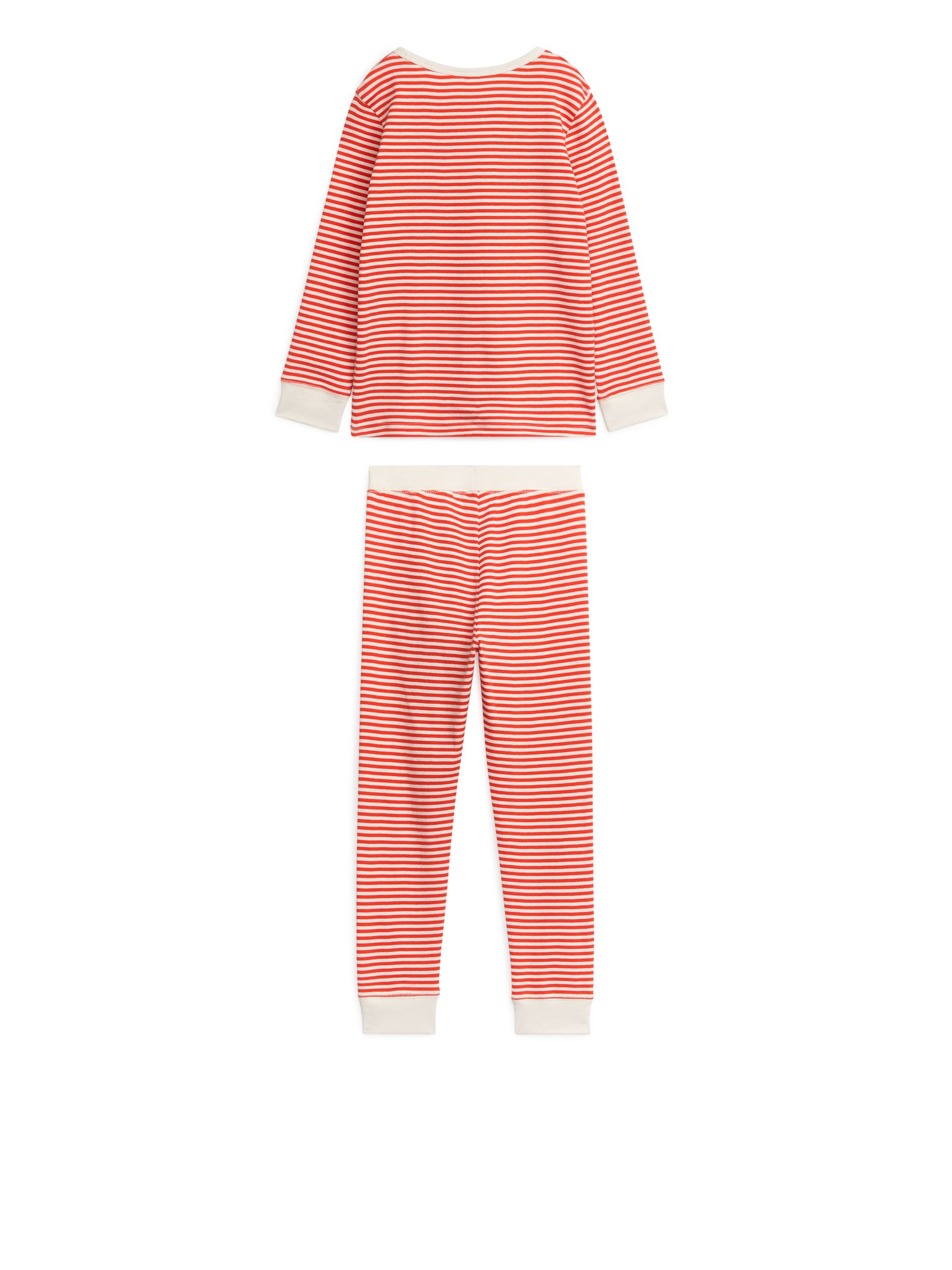 Jersey-Pyjama - Cremeweiß/Orange - Regular Fit - Kinder - StillMedia/DescriptiveStillLife - 2