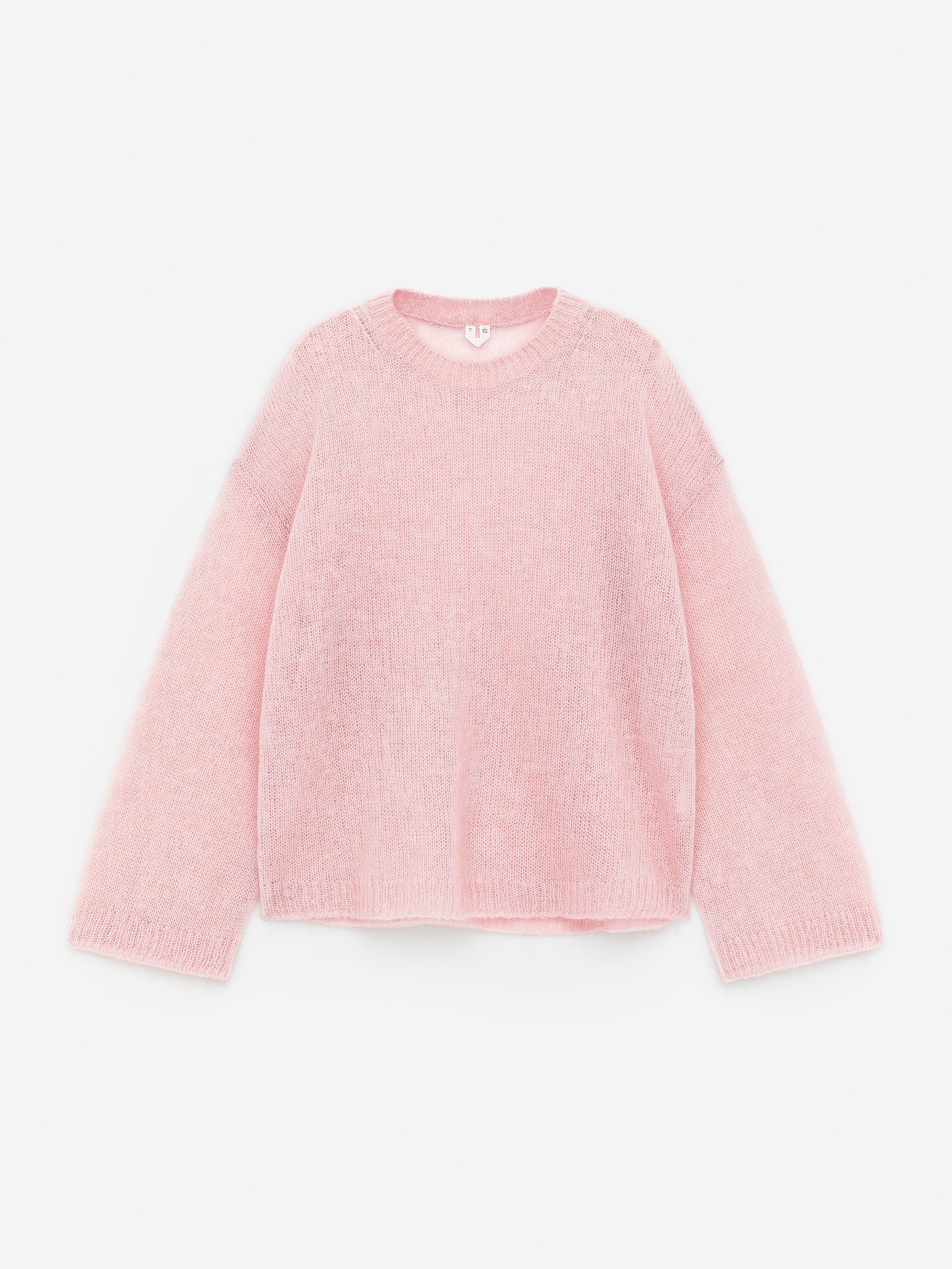 Wool-Mohair Blend Jumper - Pink - Relaxed fit - Women - StillMedia/DescriptiveStillLife - 2