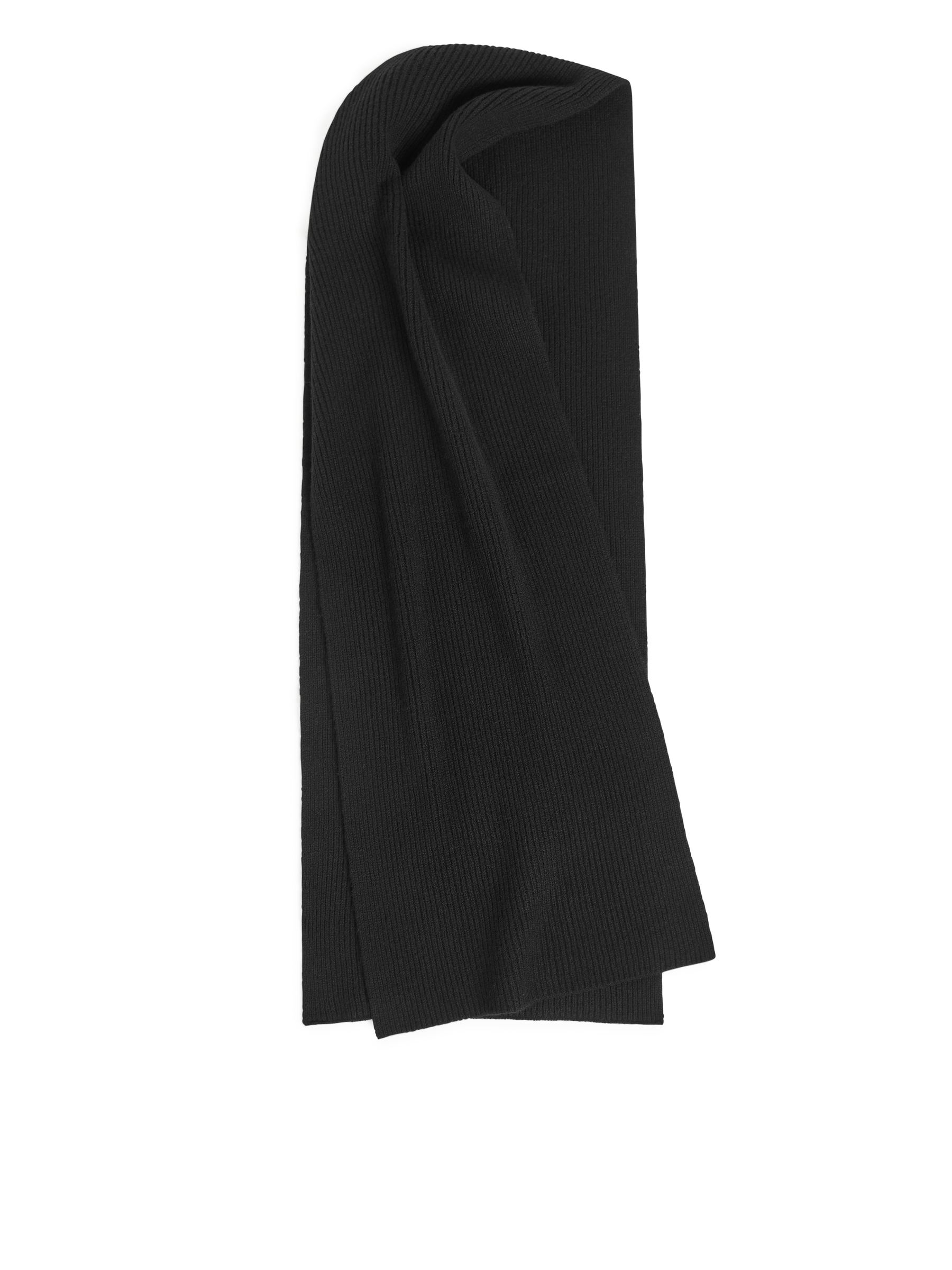 Bufanda en mezcla de cachemira - Negro - Women - StillMedia/DescriptiveStillLife - 2