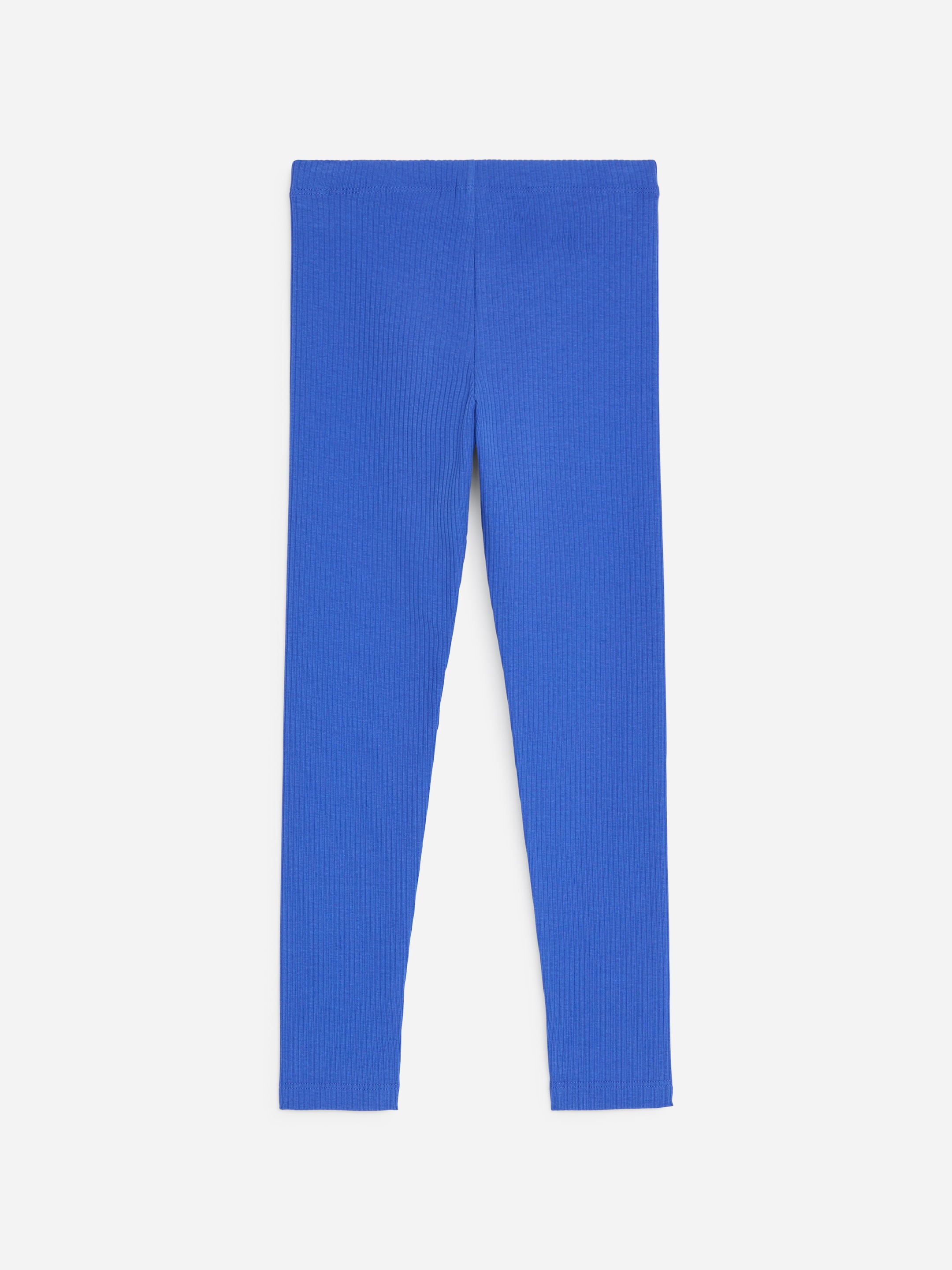 Ribbade trikåleggings - Klarblå - Regular fit - Children - StillMedia/DescriptiveStillLife - 3