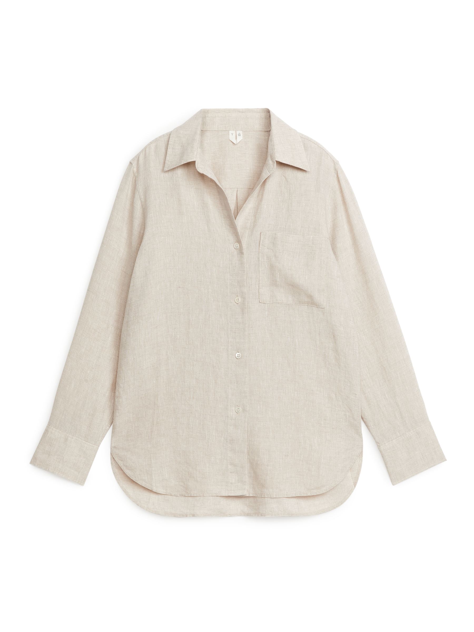 Camicia in lino - Beige - Loose fit - Women - StillMedia/DescriptiveStillLife - 1