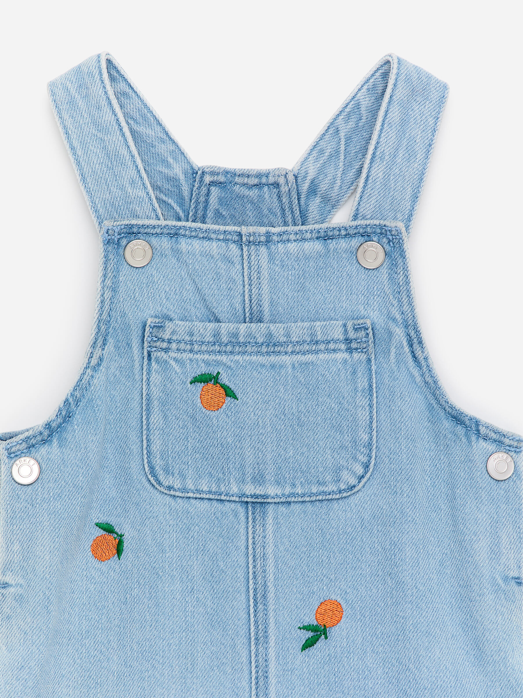 Broderade hängselshorts - Blå/orange - Regular fit - Children - StillMedia/DescriptiveDetail - 2