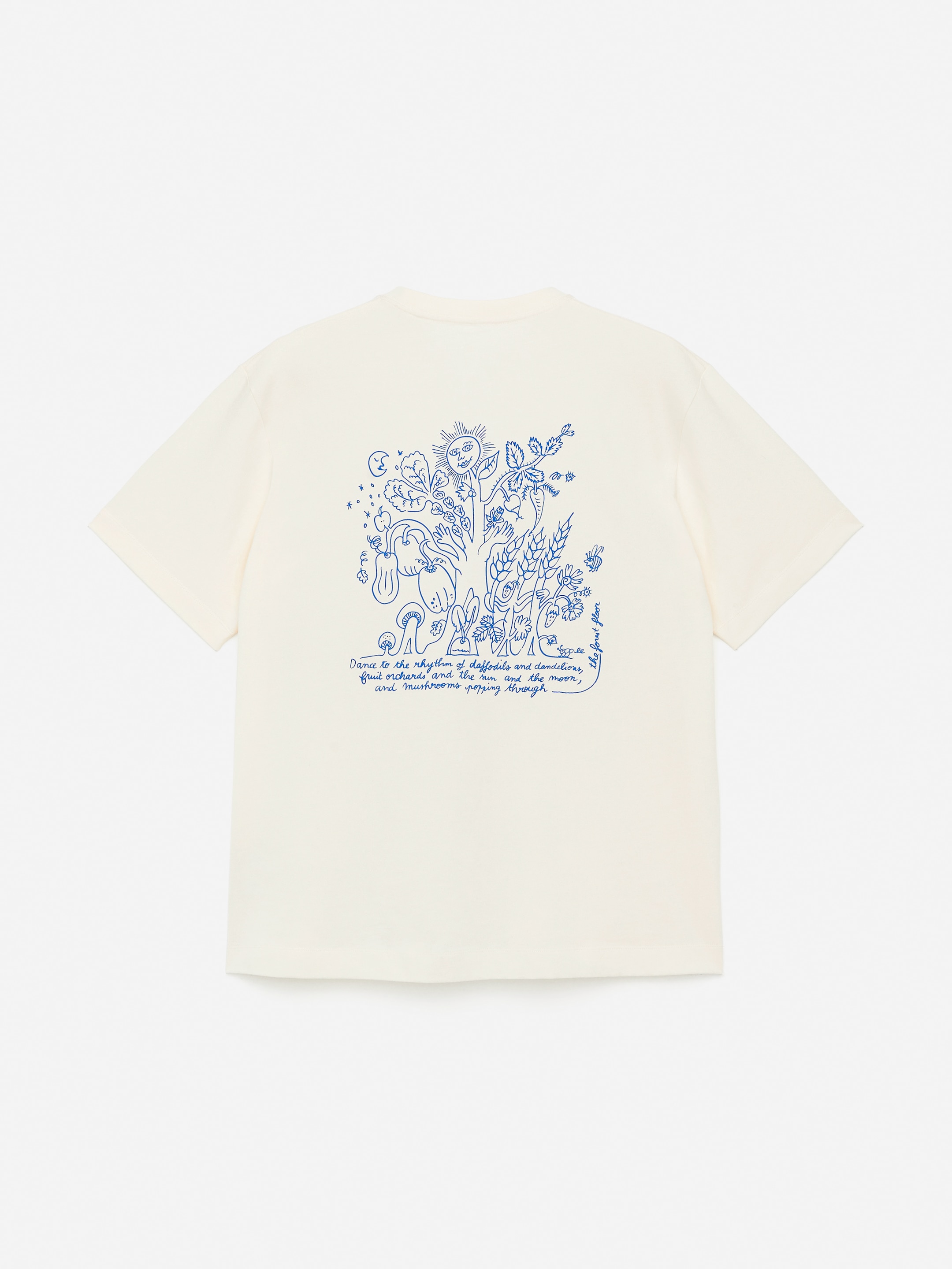 Visualizza immagine più grande: T-shirt con stampa ARKET CAFÉ - Bianco sporco/Blu - UOMO | H&M IT 6