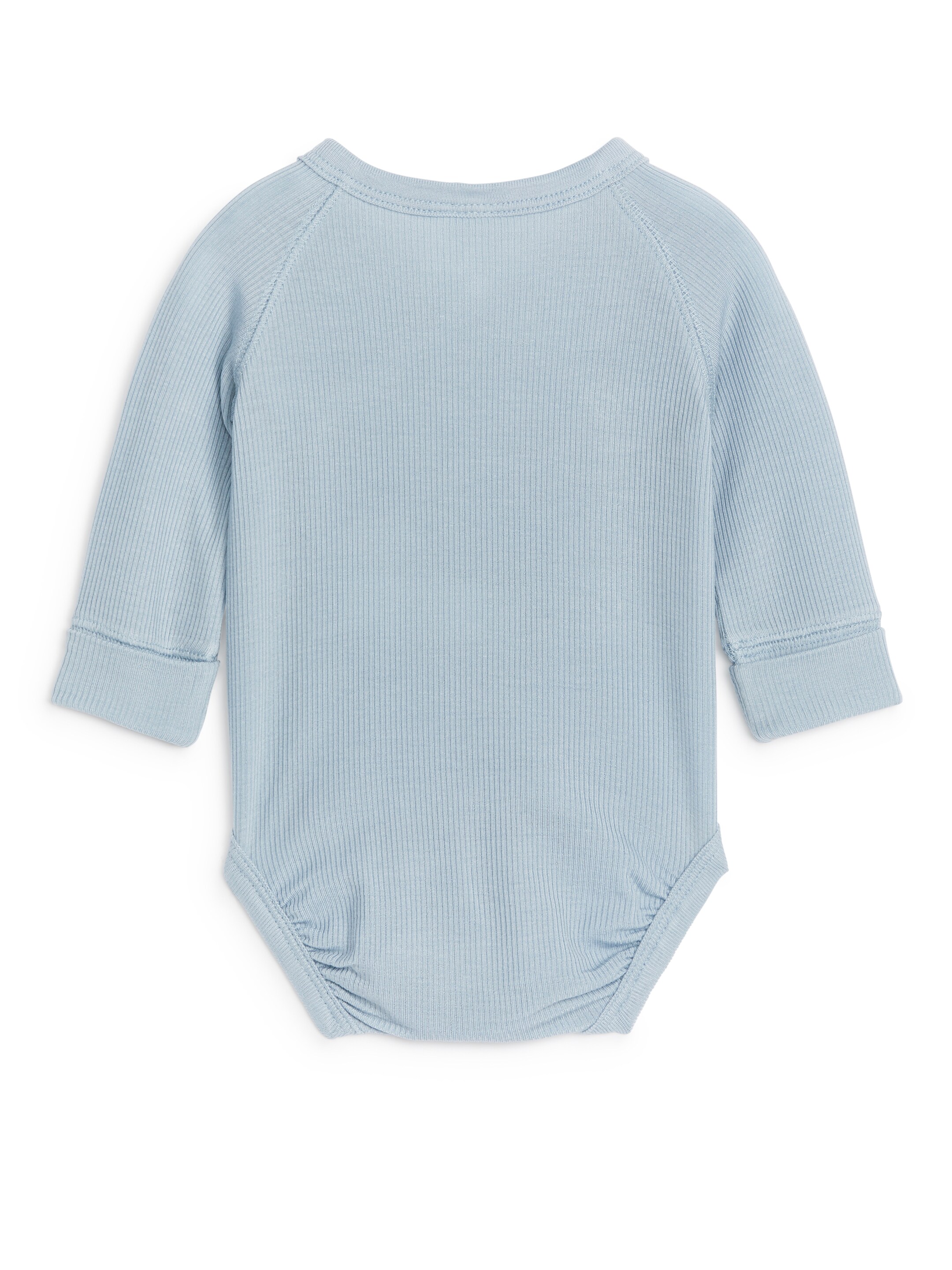 Agrandir l'image: Body côtelé lisse pour nouveau-né - Bleu ciel - ENFANT | H&M CH 2