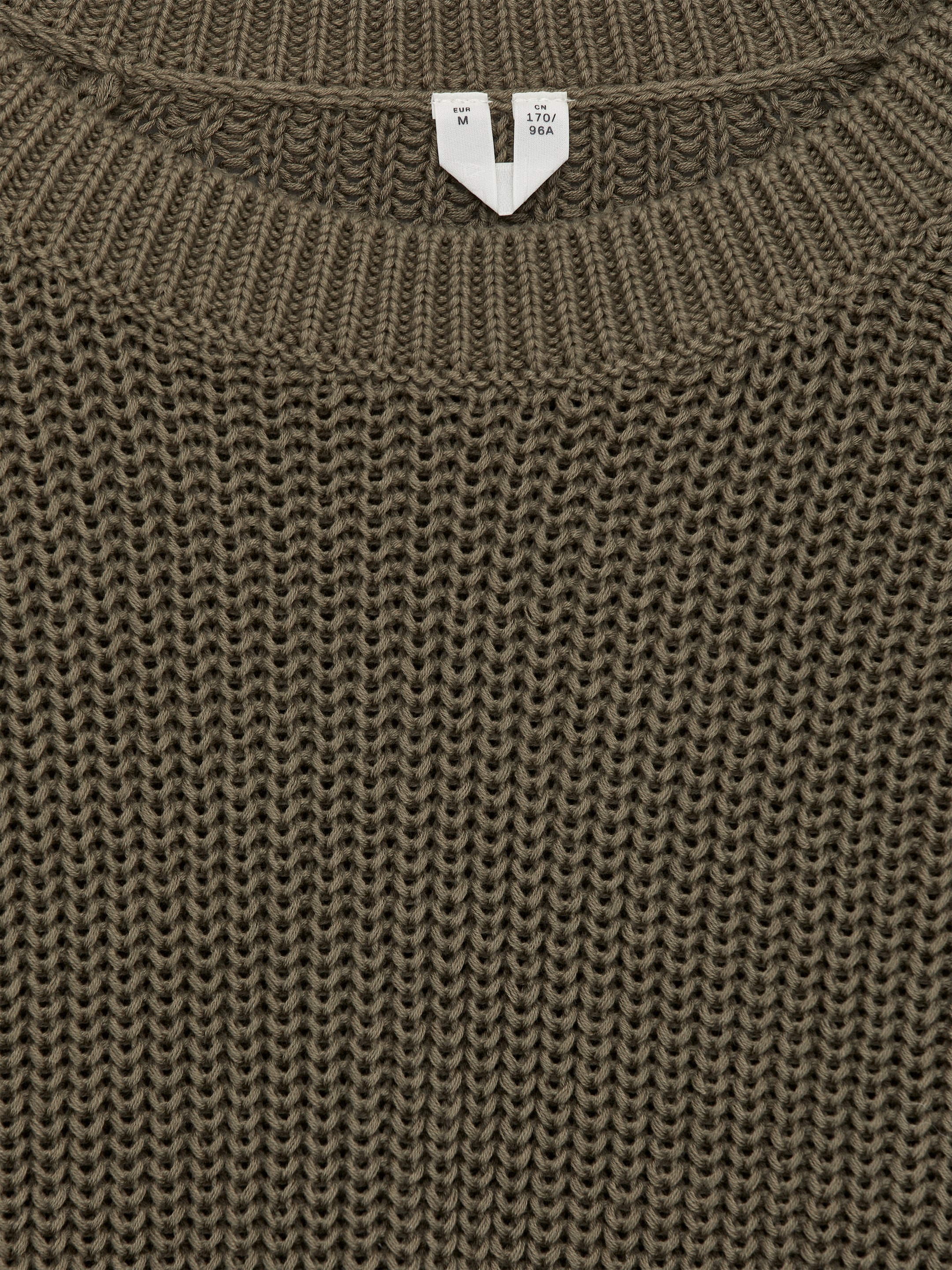 Rib-Knit Short-Sleeve Top - Khaki Green - Regular fit - Women - StillMedia/DescriptiveDetail - 1
