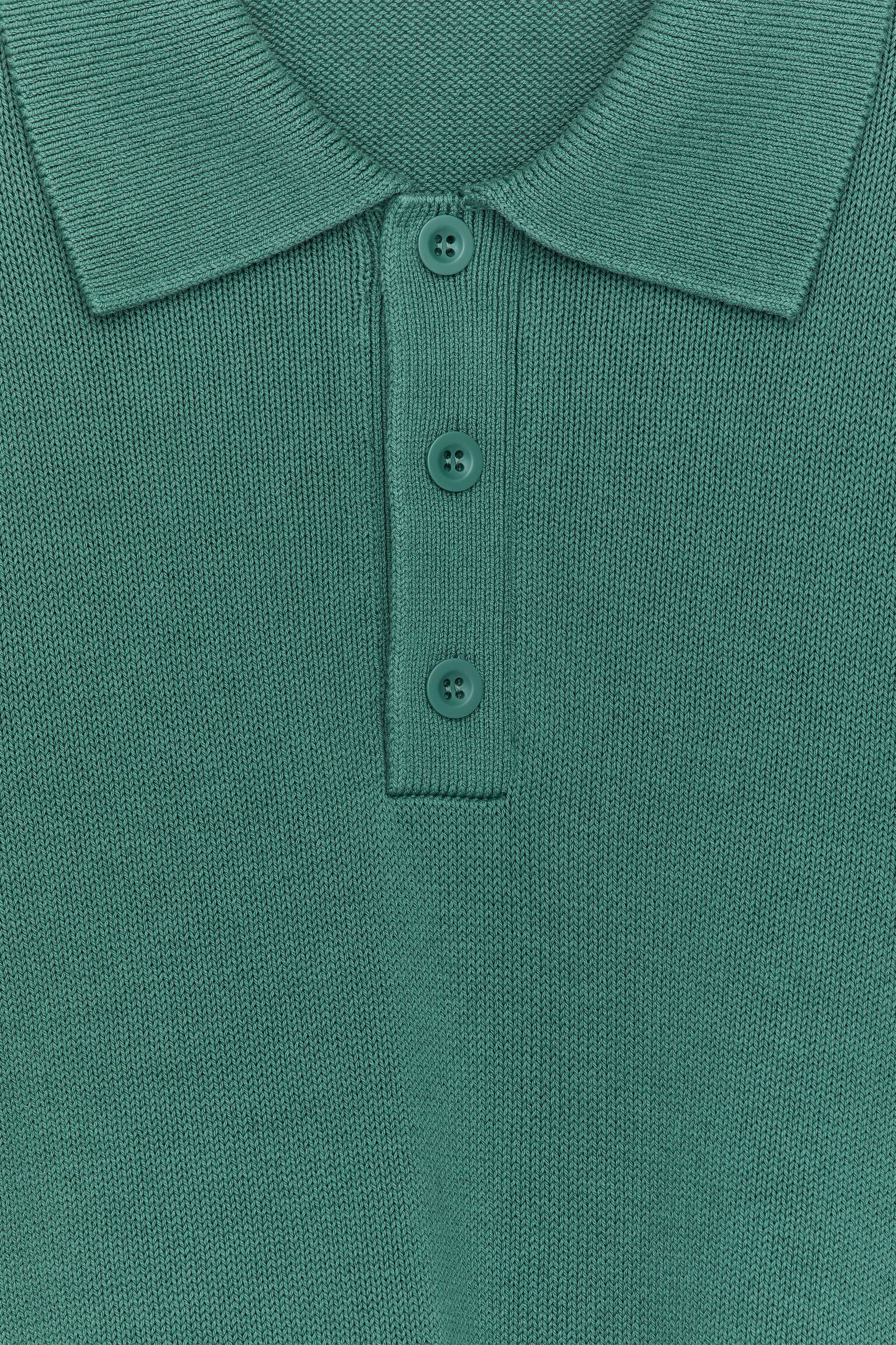 Poloshirt aus Baumwolle und Lyocell - Grün - 5