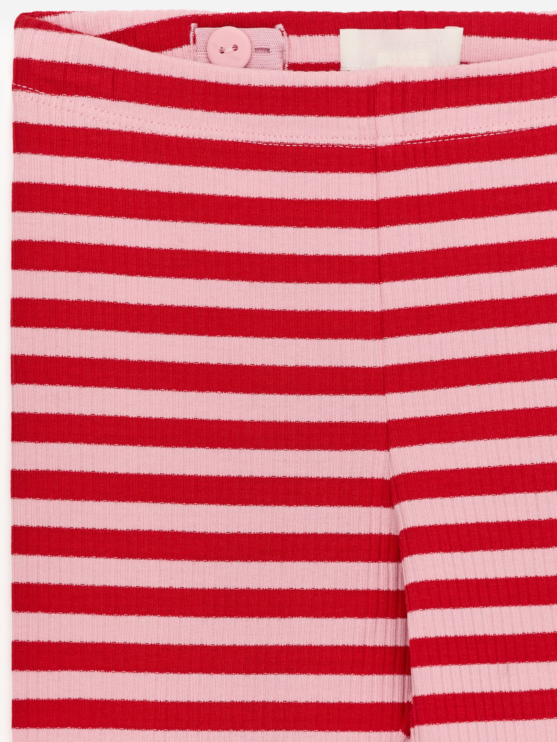 Ribbed Leggings - Pink/Red - Slim fit - Children - StillMedia/DescriptiveDetail - 2