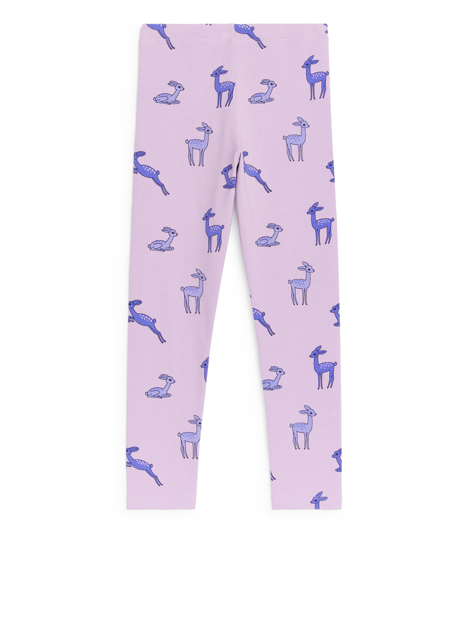 Jersey Leggings - Lilac/Reindeer - Slim fit - Children - StillMedia/DescriptiveStillLife - 3