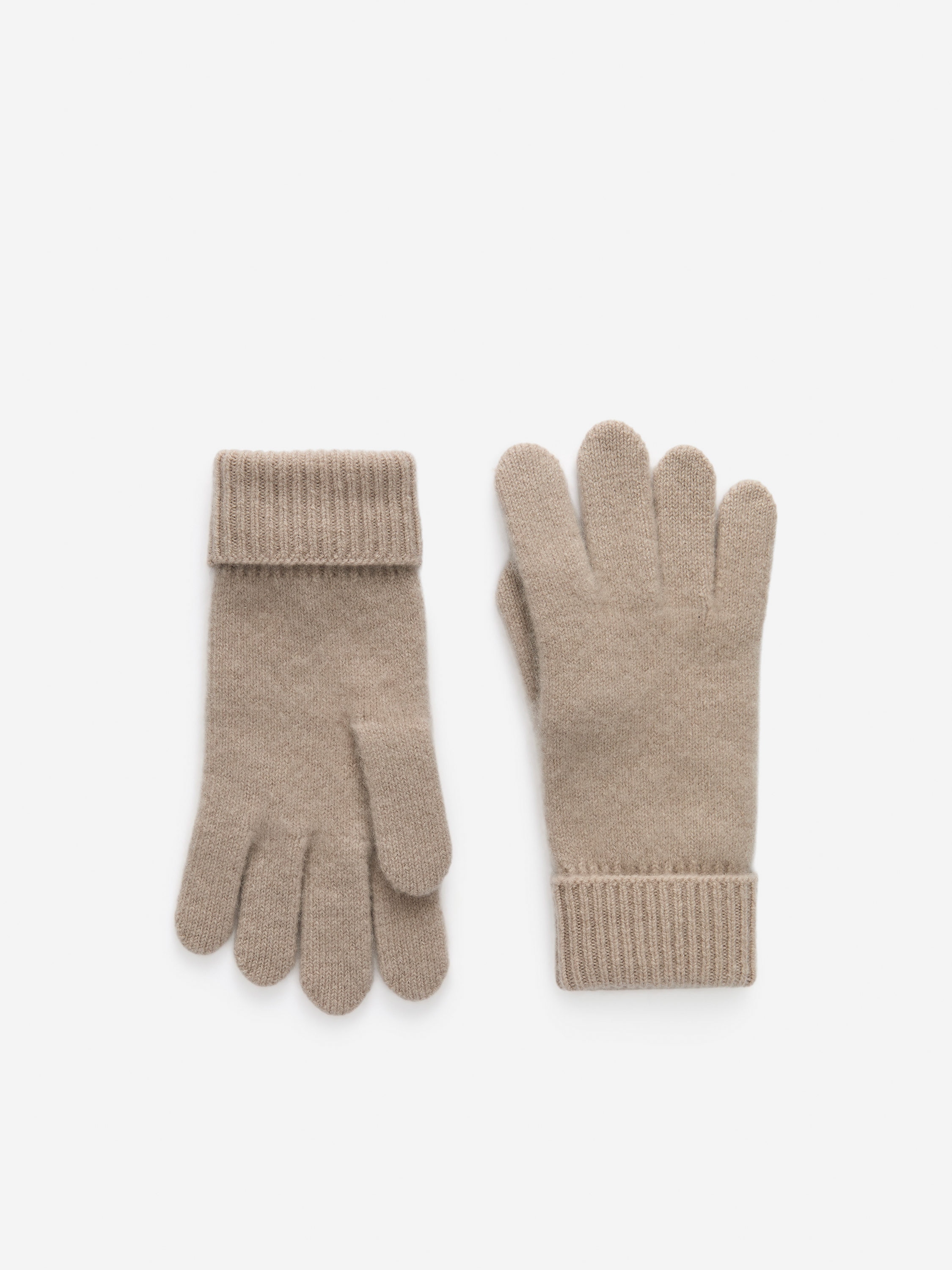 Cashmere Gloves-#C0BBAD-17310
